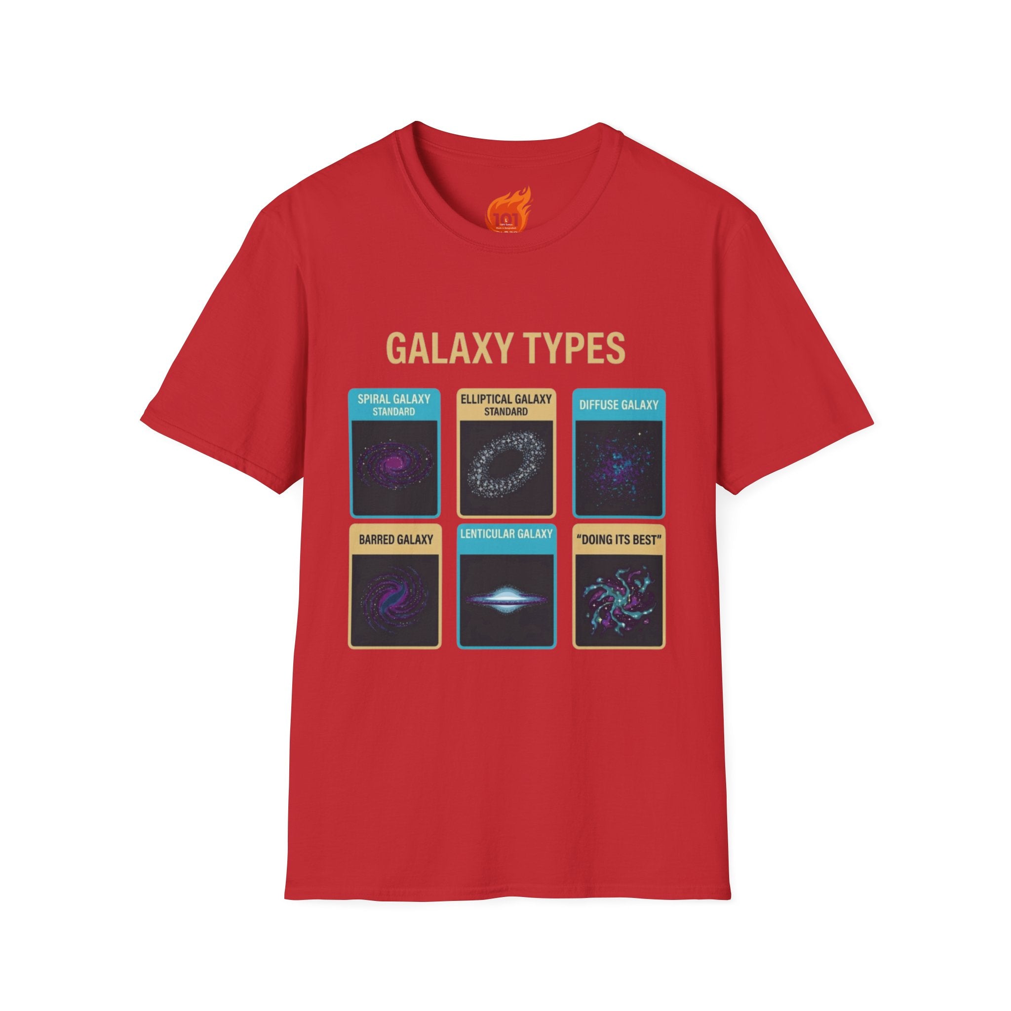 Galaxy Types Graphic T-Shirt