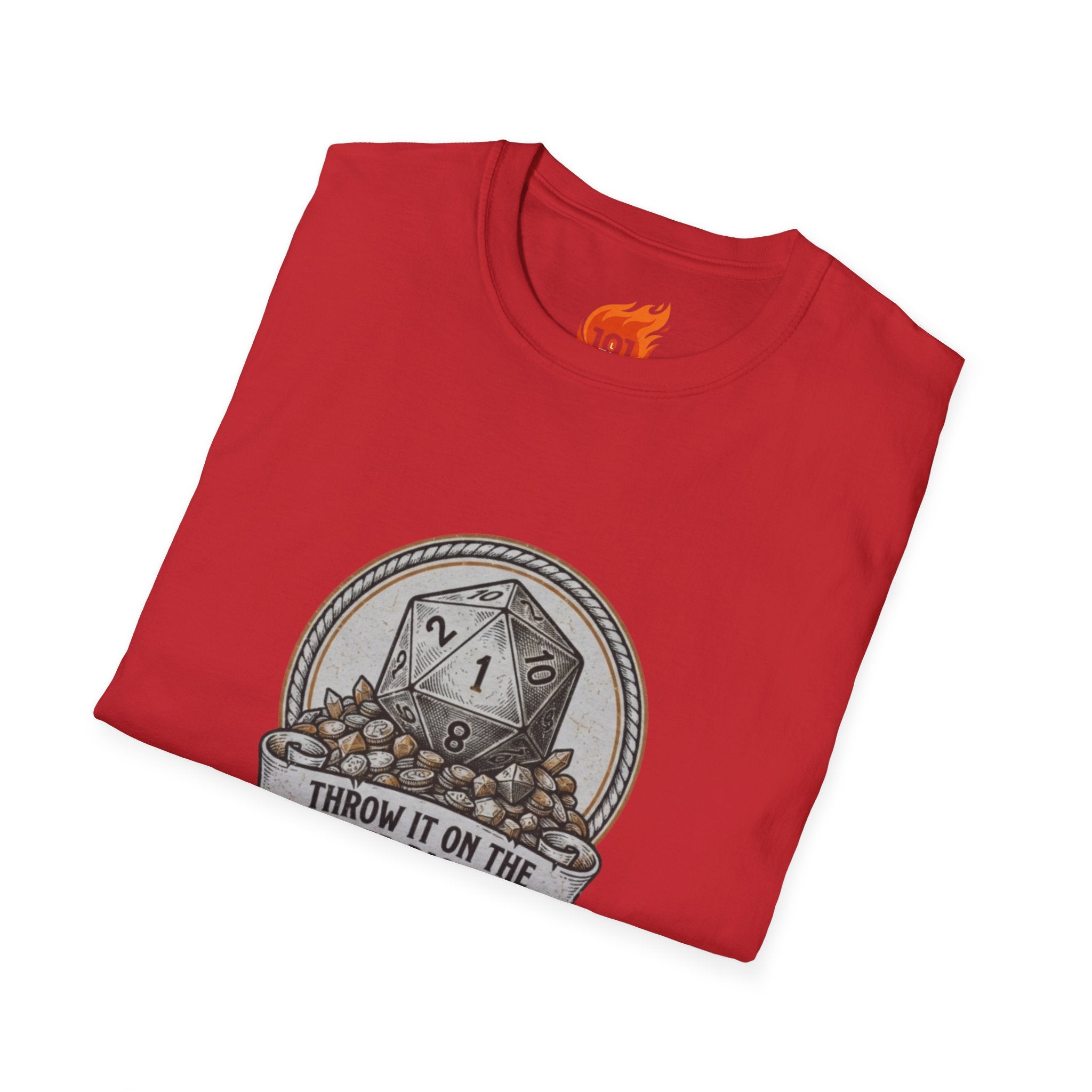Cursed Dice Pile Graphic T-Shirt