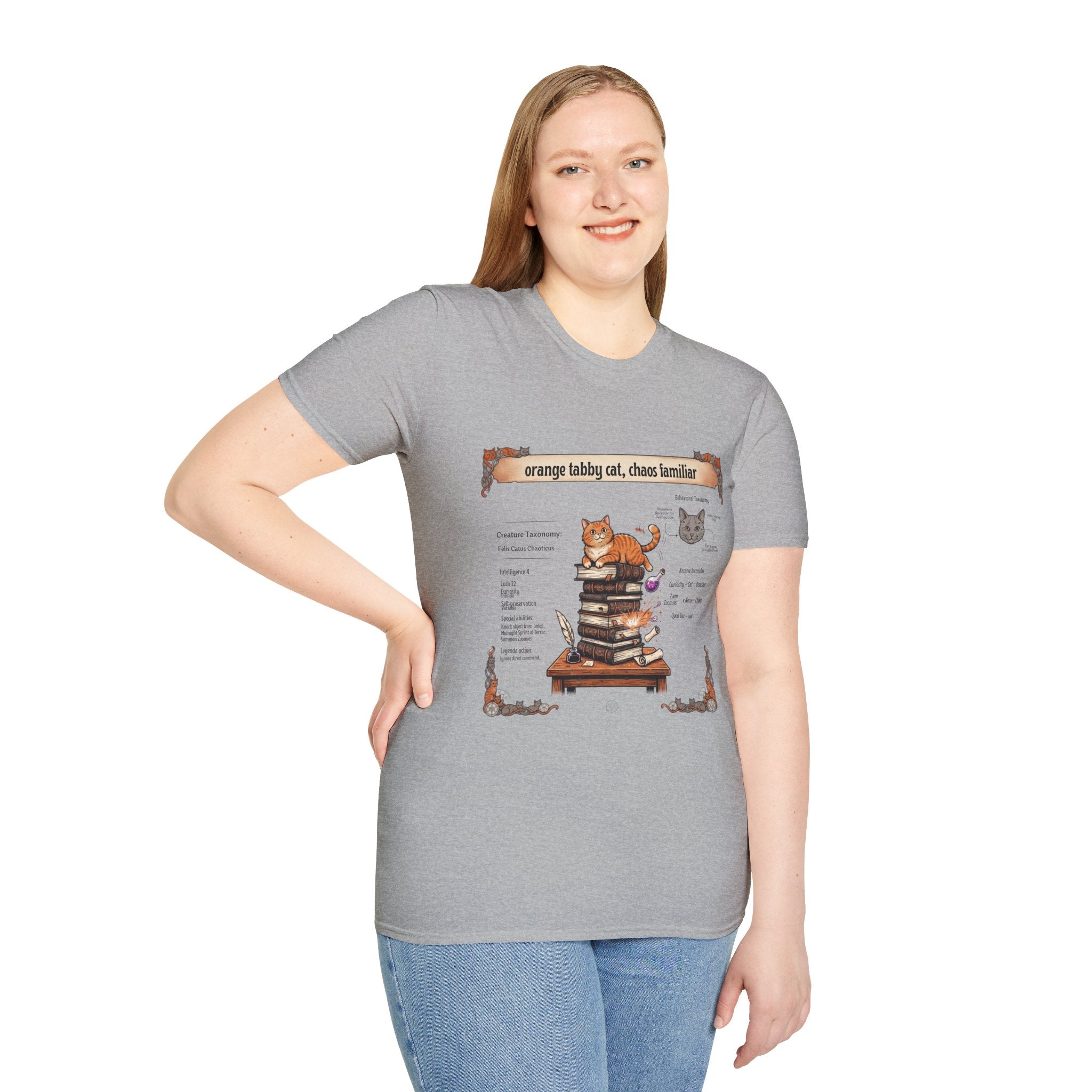 Everyday Bestiary: Orange Tabby Cat Graphic T-Shirt
