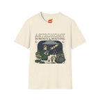 Astronomy is Mostly Waiting Graphic T-Shirt