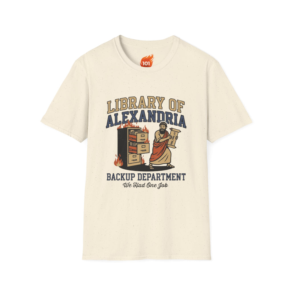 Library of Alexandria Backup Department Graphic T-Shirt