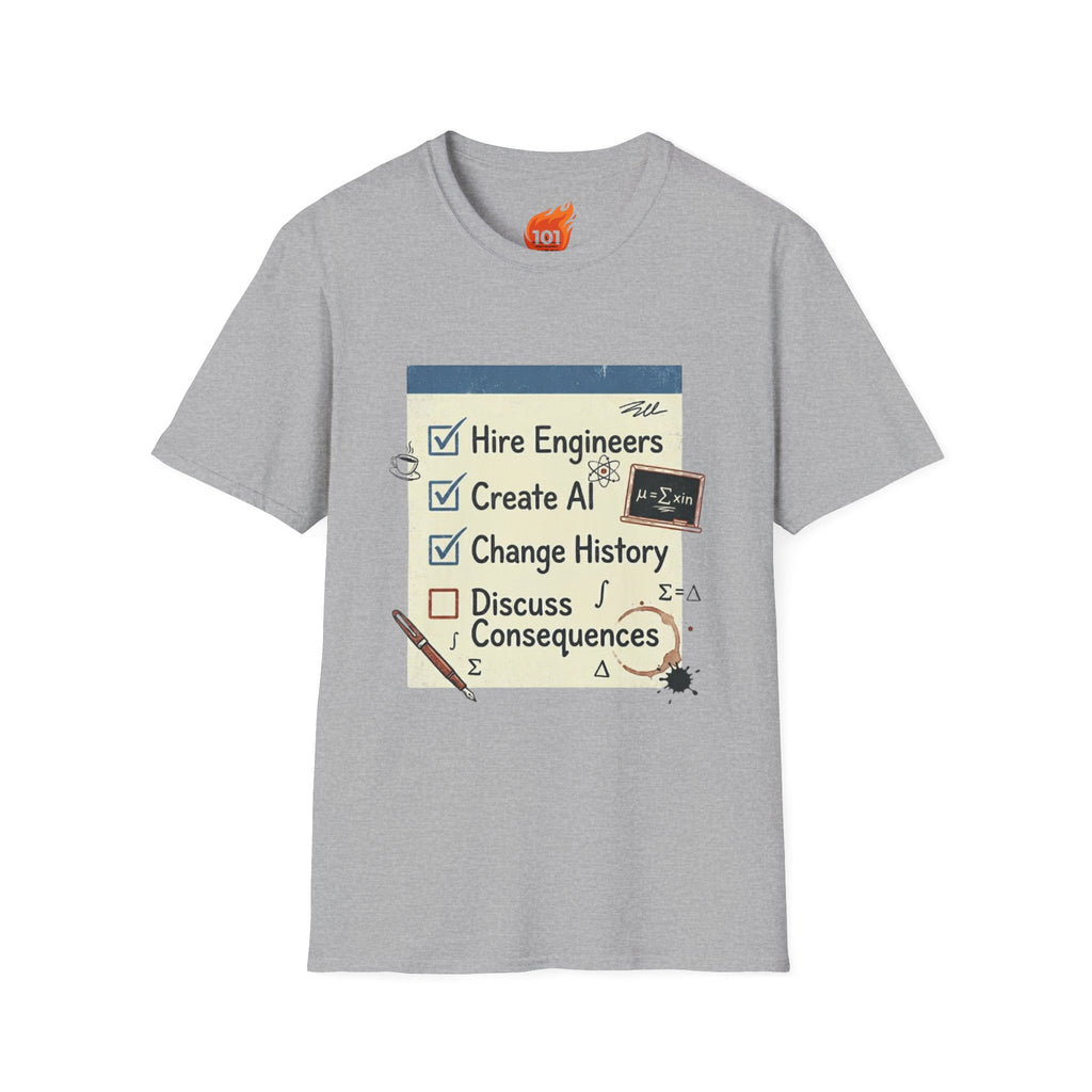 AI Checklist Graphic T-Shirt