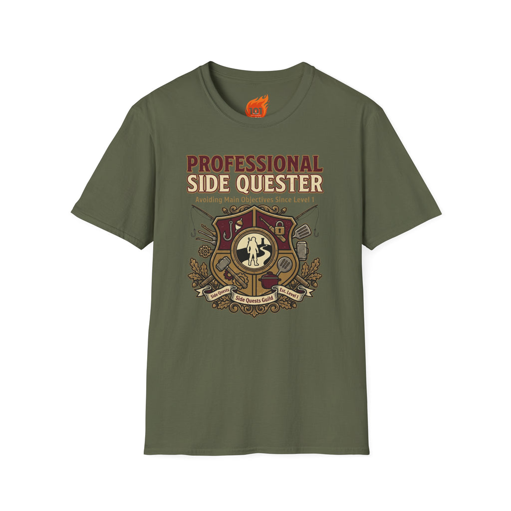 Professional Side Quester Graphic T-Shirt