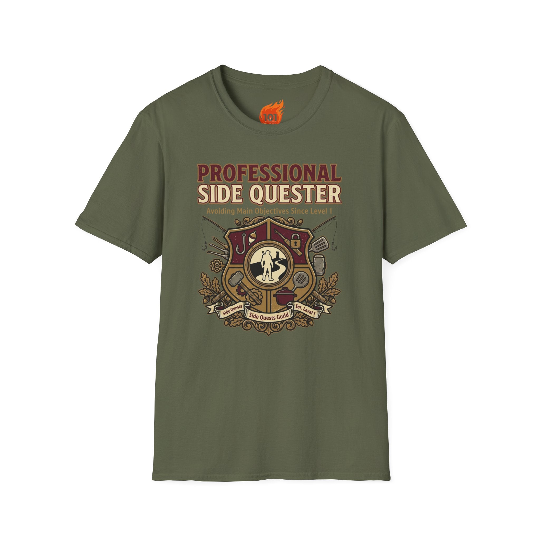 Professional Side Quester Graphic T-Shirt