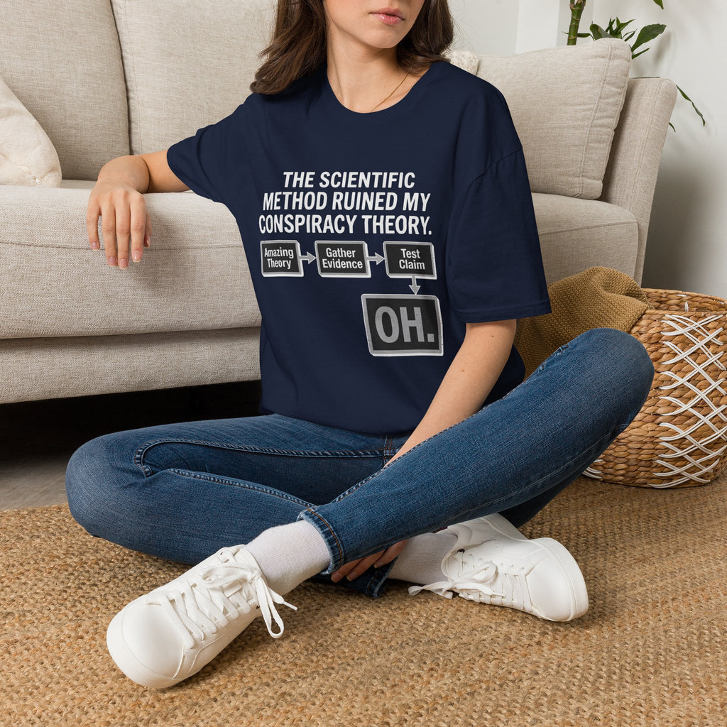 Scientific Conspiracy Theory Graphic T-Shirt