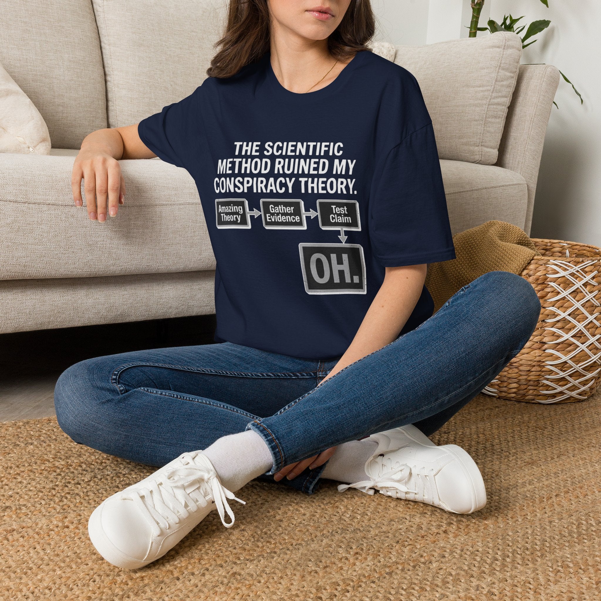 Scientific Conspiracy Theory Graphic T-Shirt