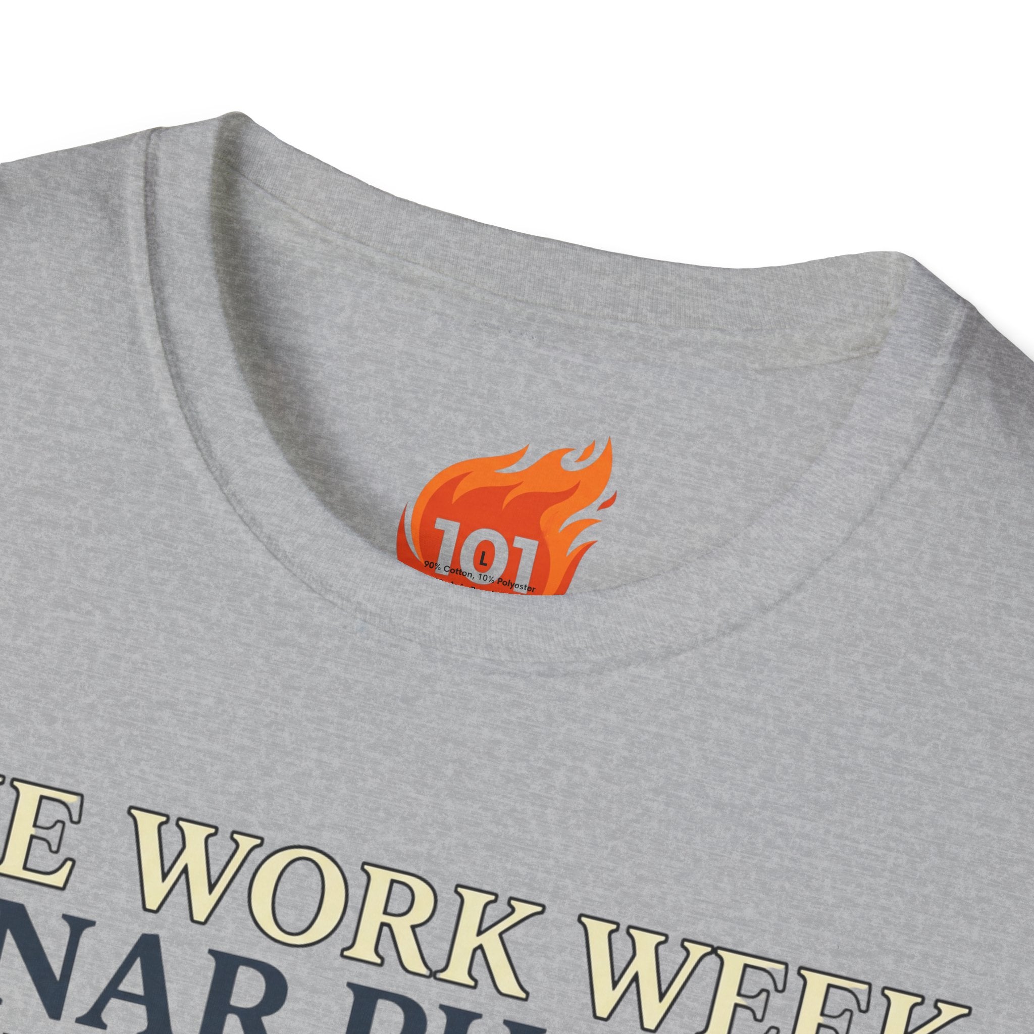 Lunar Work Week Phases Graphic T-Shirt