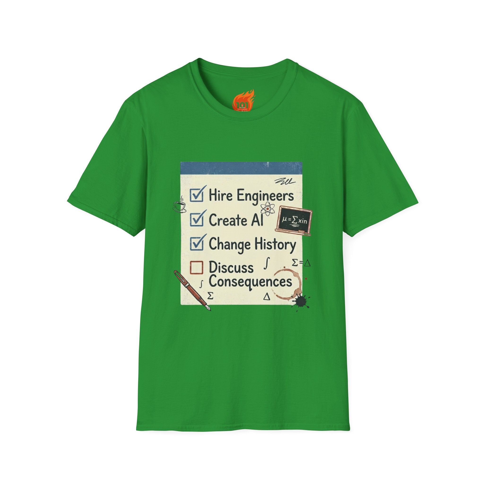 AI Checklist Graphic T-Shirt