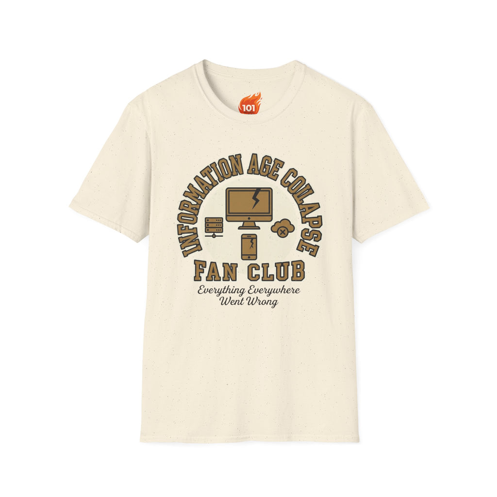 Collapse of the Information Age Graphic T-Shirt