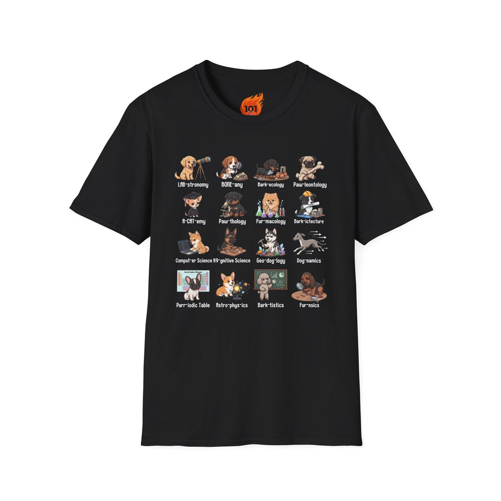 Future Dog STEM fields Graphic T-Shirt