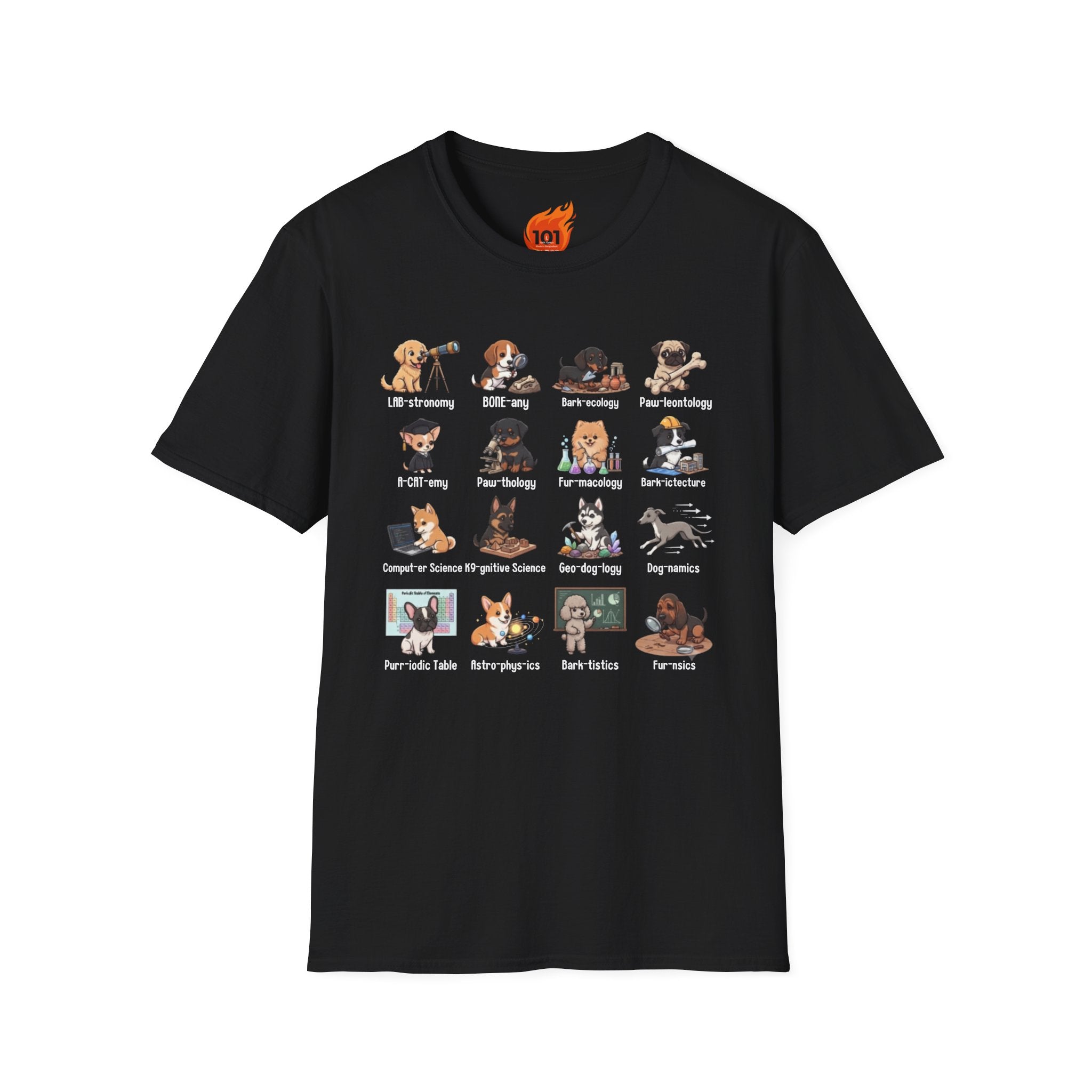 Future Dog STEM fields Graphic T-Shirt