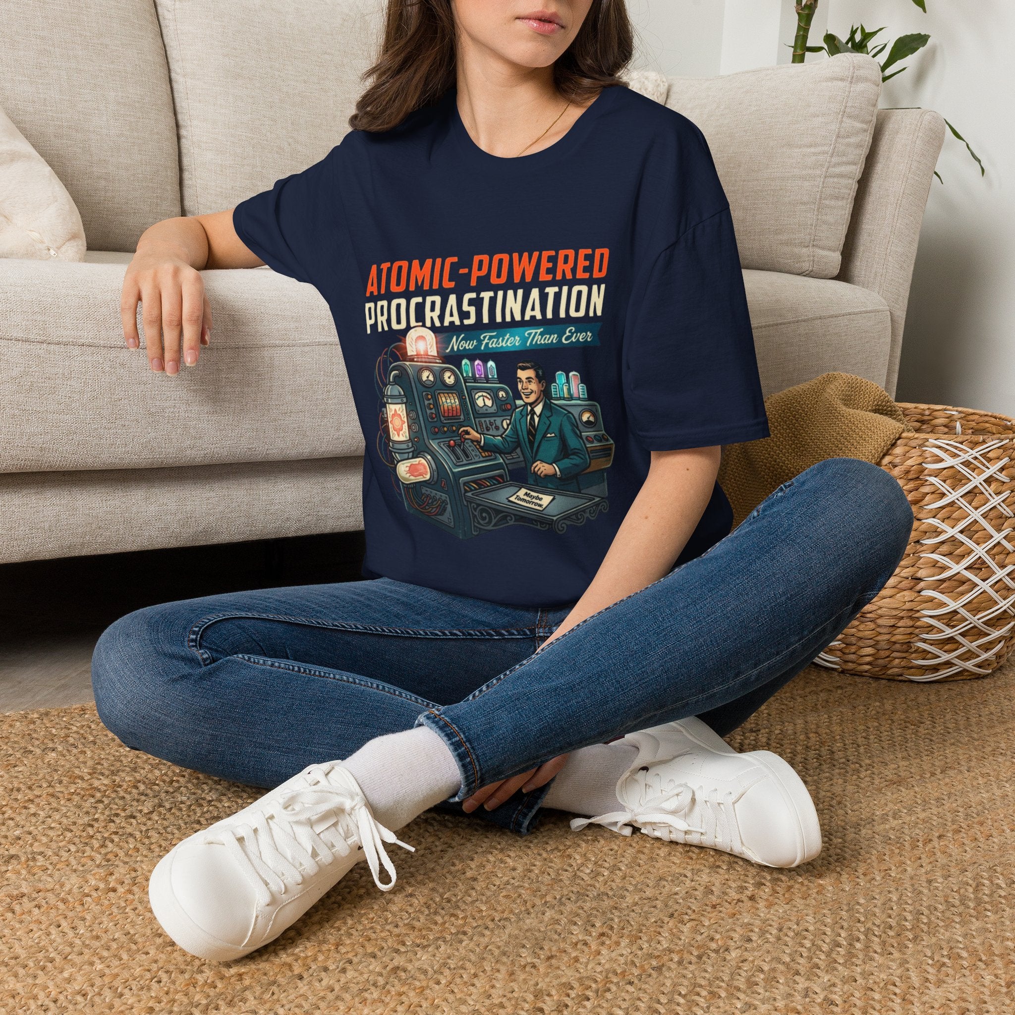 Atomic Procrastination Graphic T-Shirt