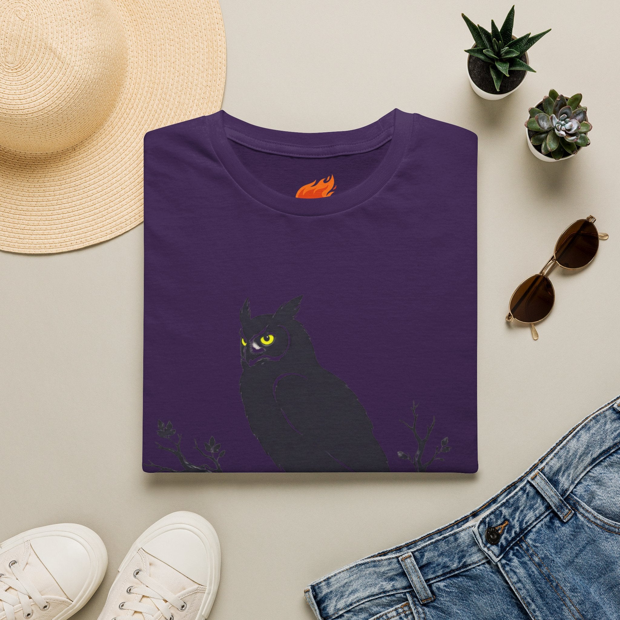 Great Horned Owl Graphic T-Shirt