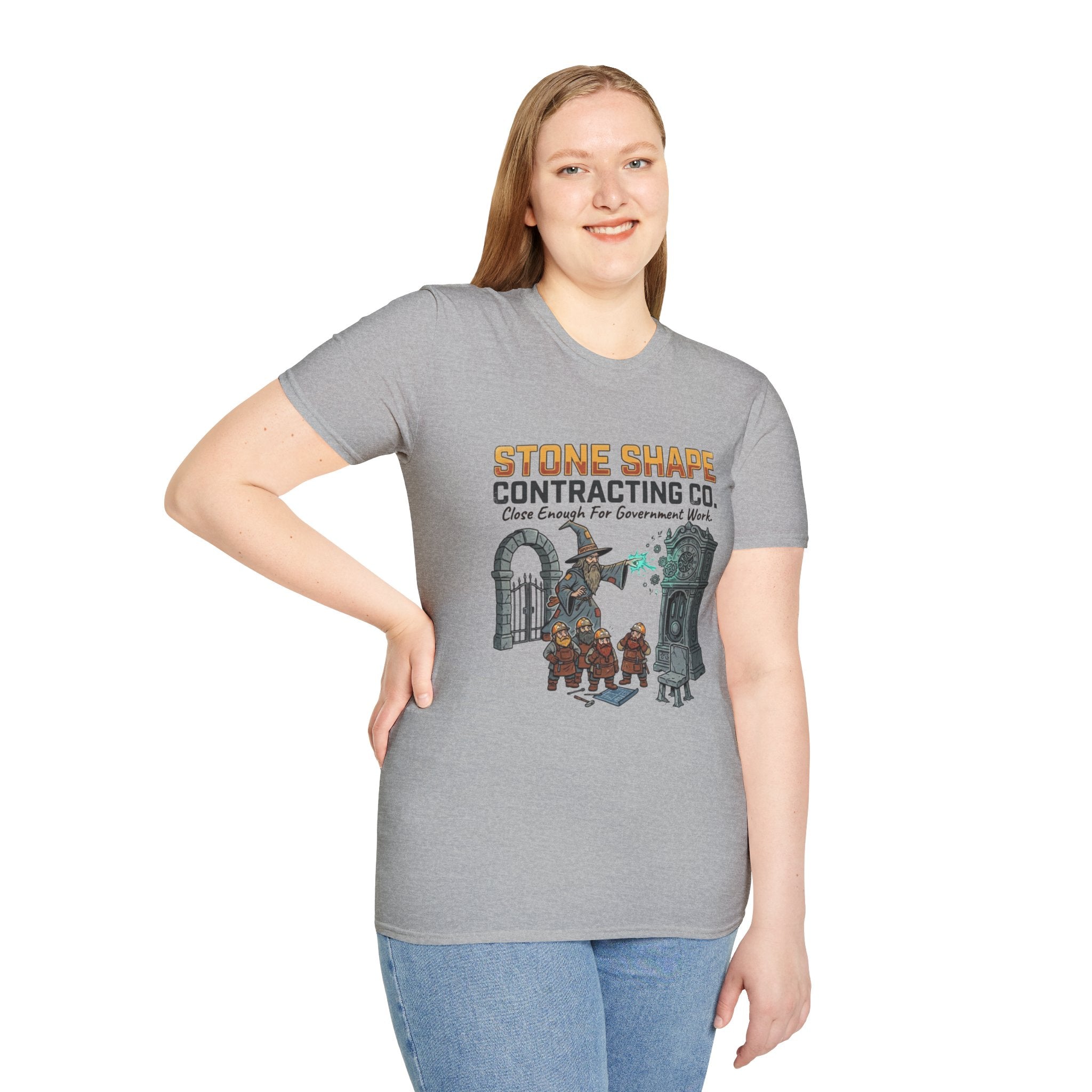 Spell: Stone Shape Graphic T-Shirt