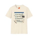 Nuclear Checklist Graphic T-Shirt