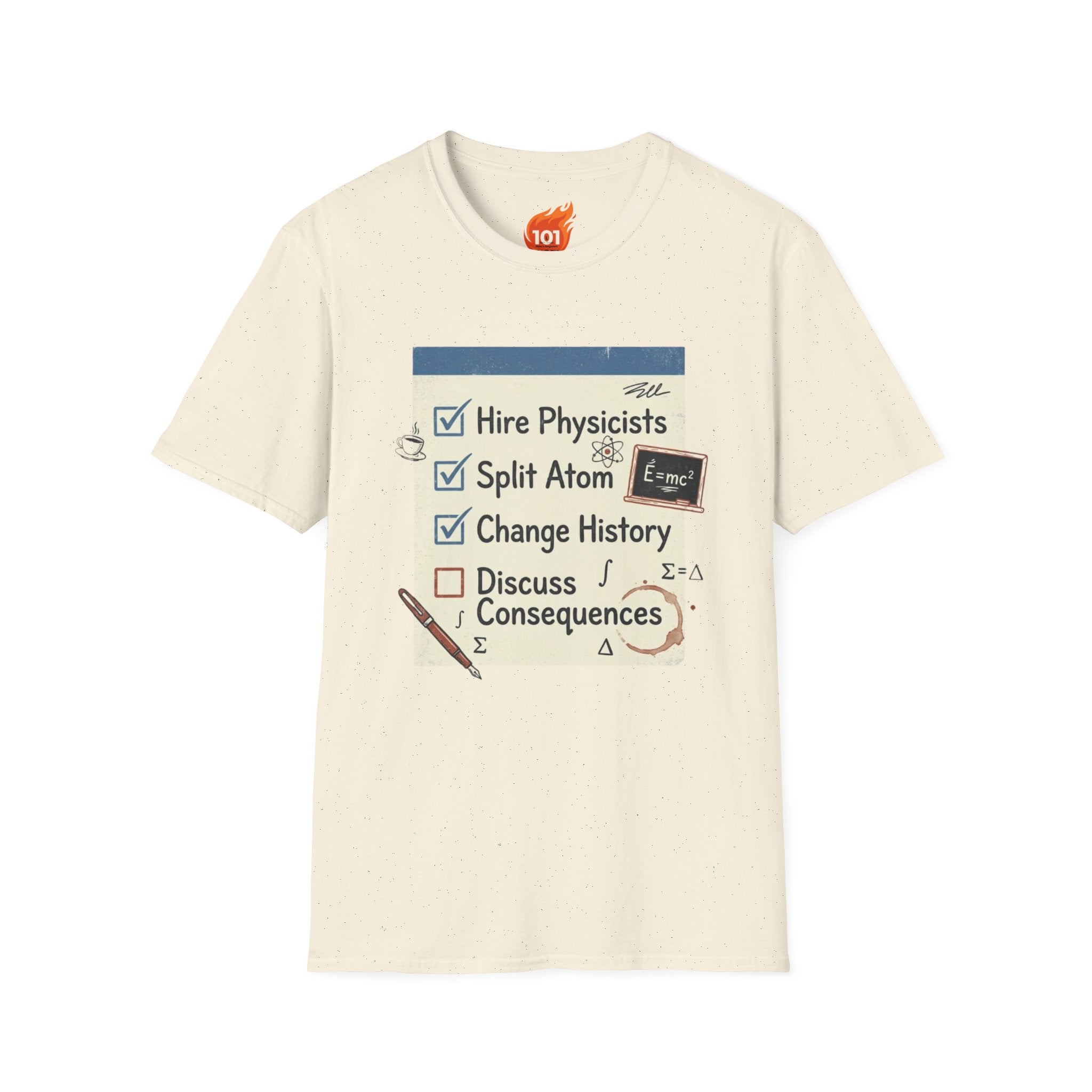 Nuclear Checklist Graphic T-Shirt