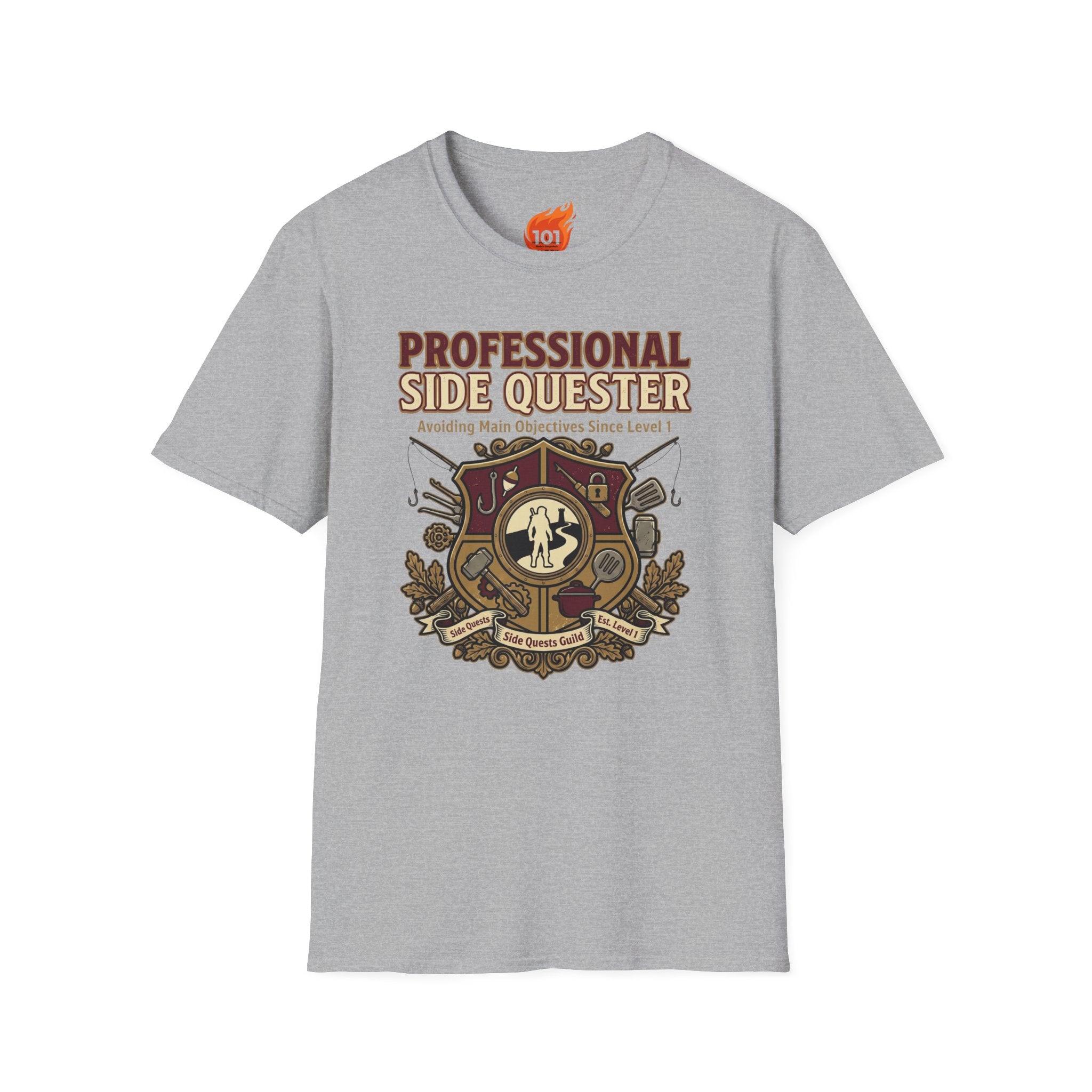 Professional Side Quester Graphic T-Shirt
