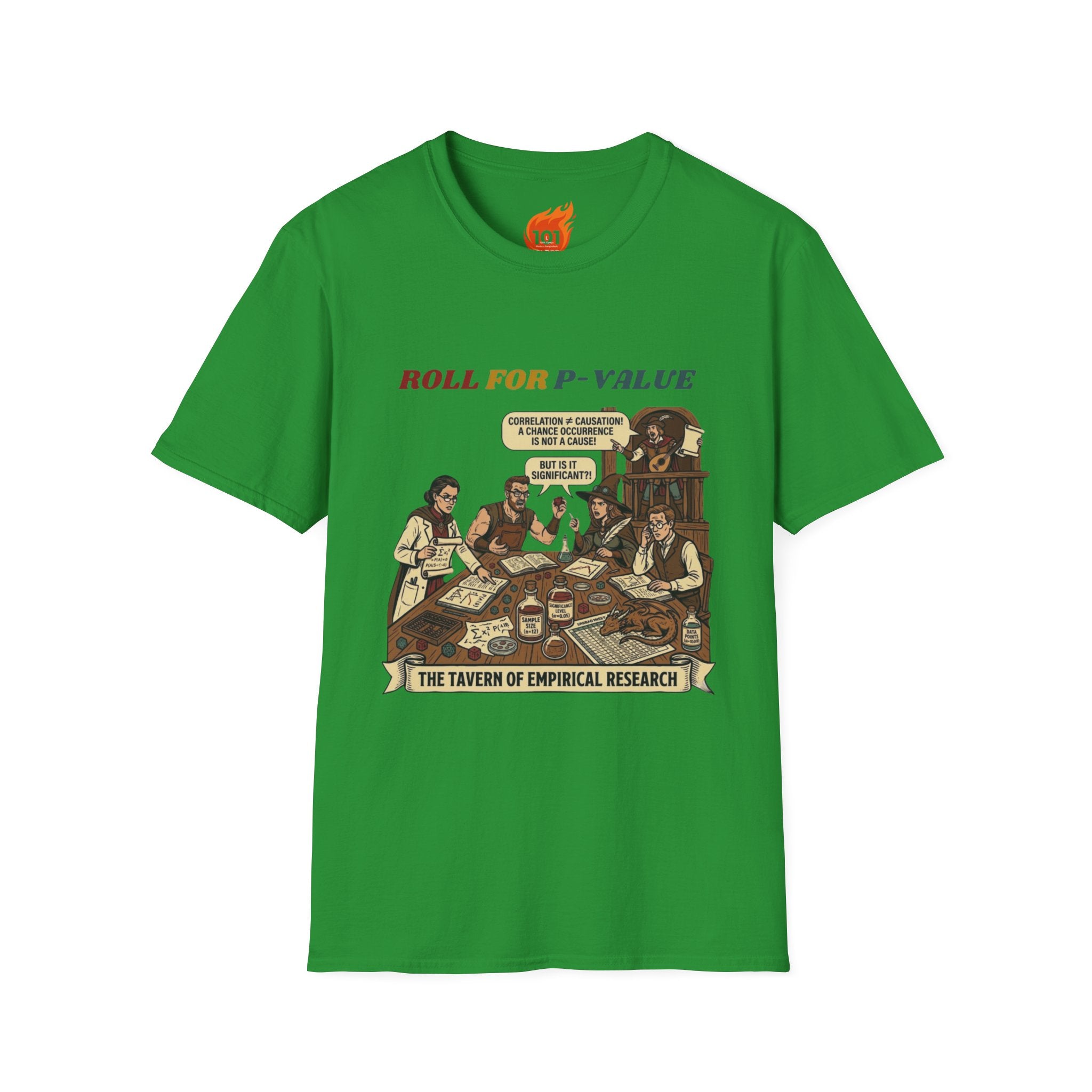 Roll for P-Value Graphic T-Shirt