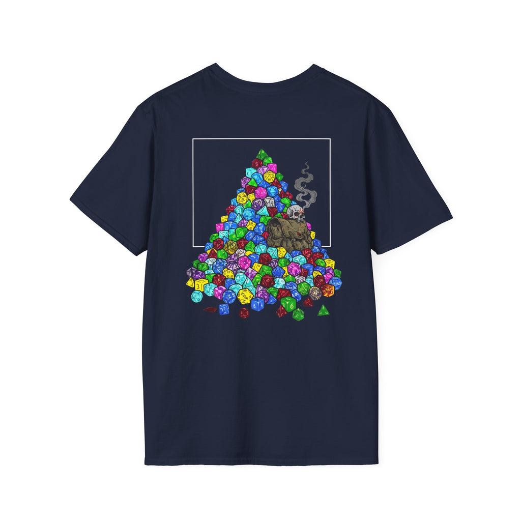 Cursed Dice Pile Graphic T-Shirt
