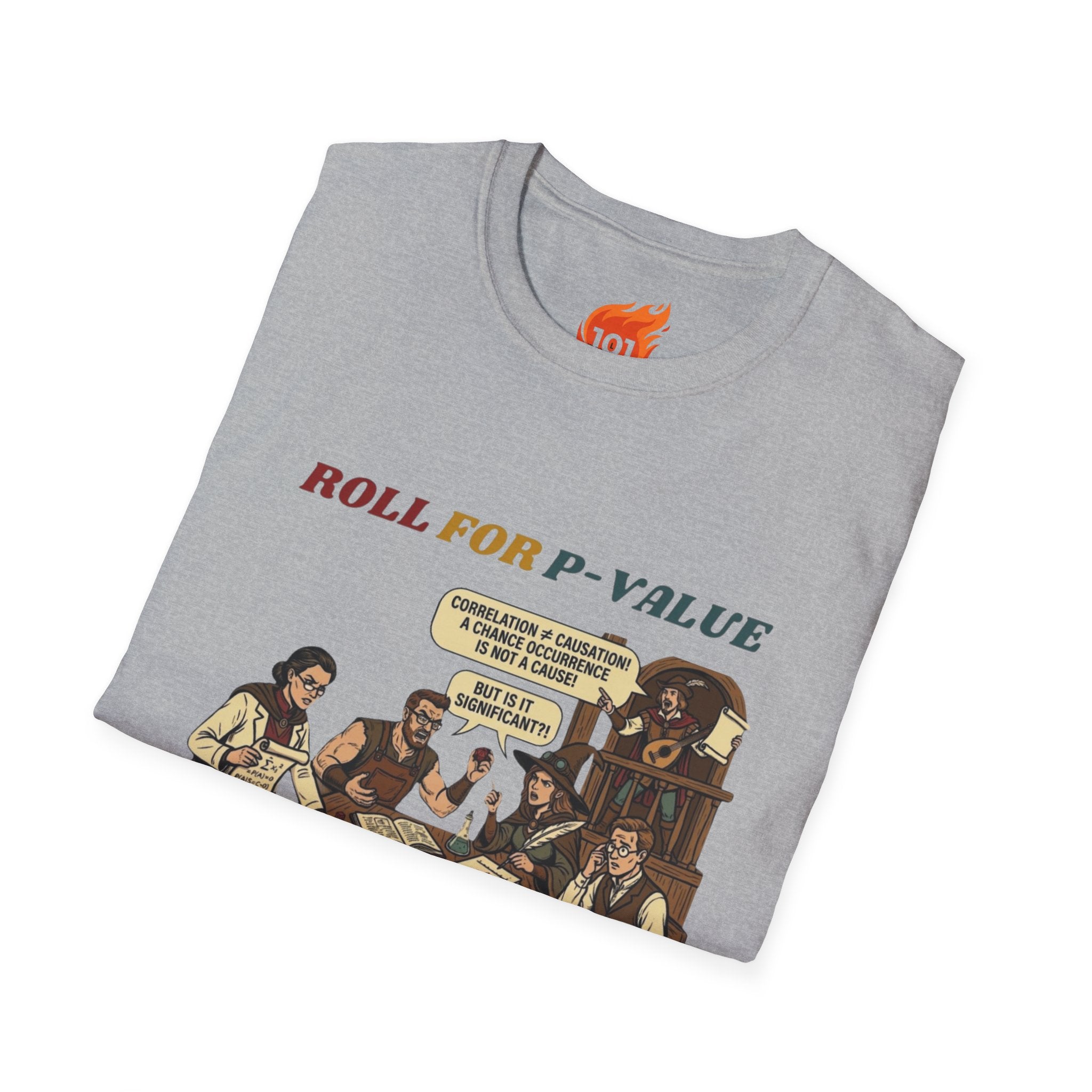 Roll for P-Value Graphic T-Shirt