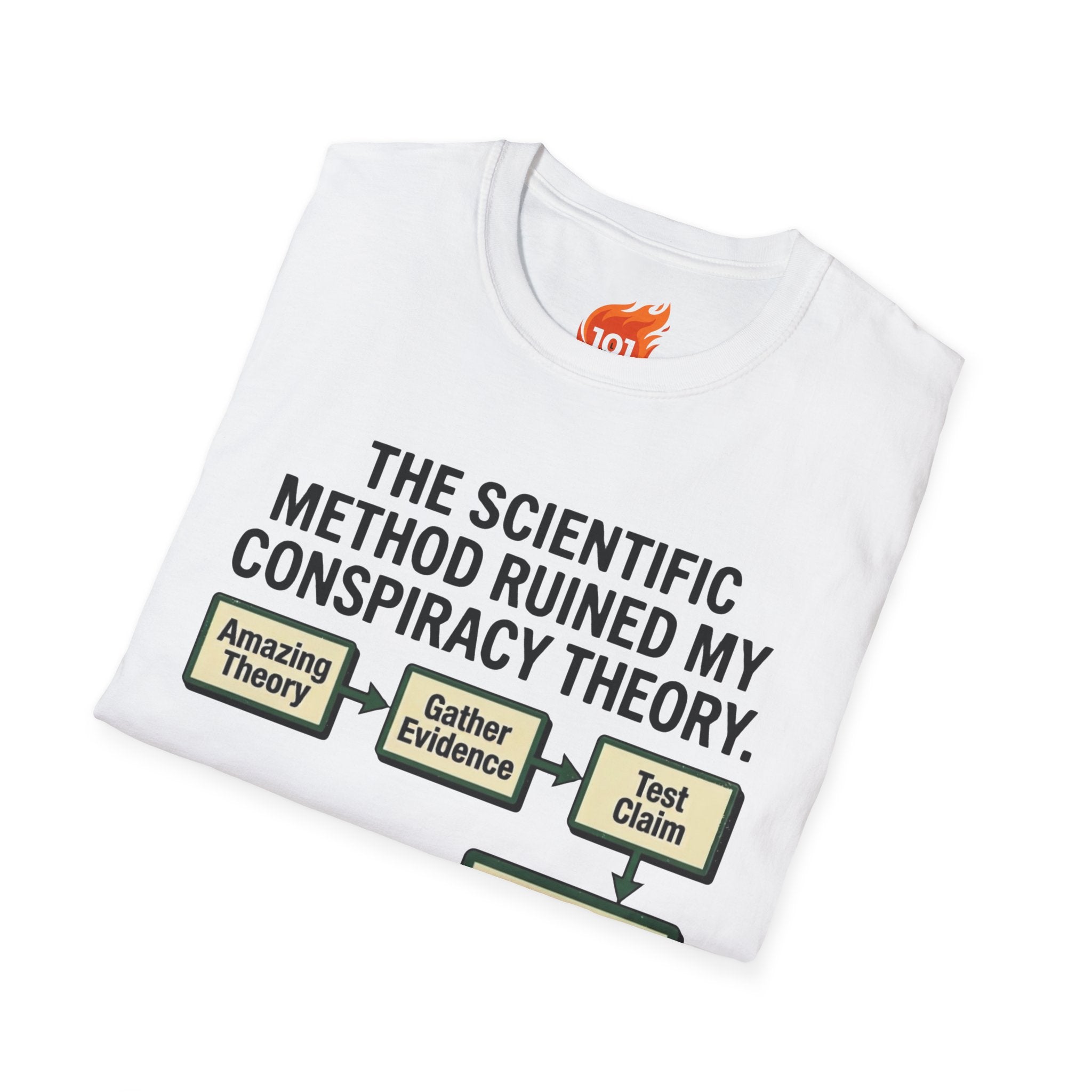 Scientific Conspiracy Theory Graphic T-Shirt