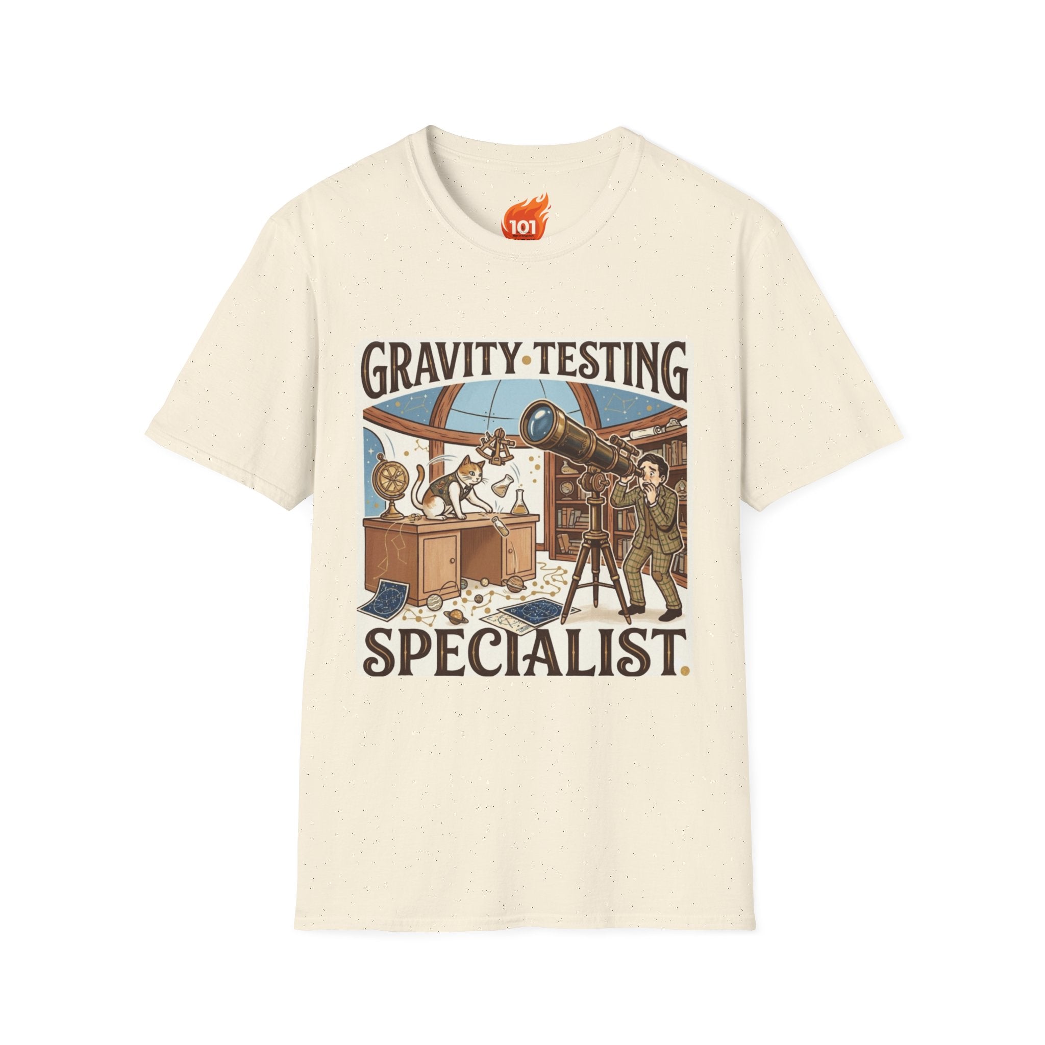 Gravity Testing Specialist Graphic T-Shirt