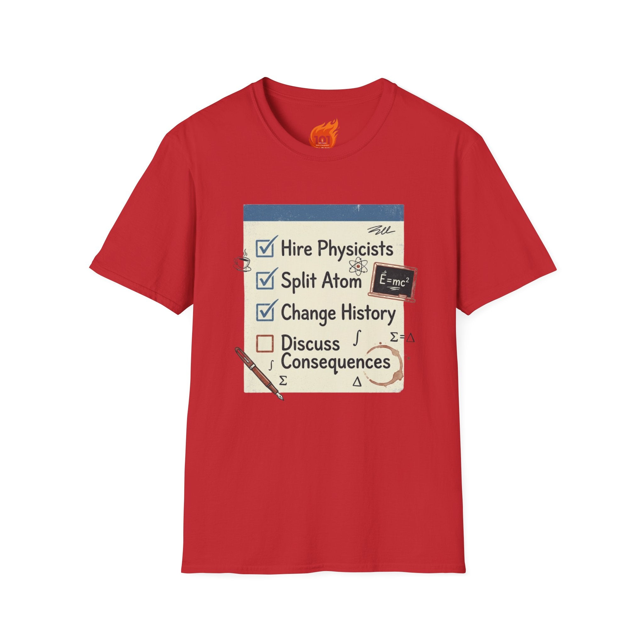 Nuclear Checklist Graphic T-Shirt