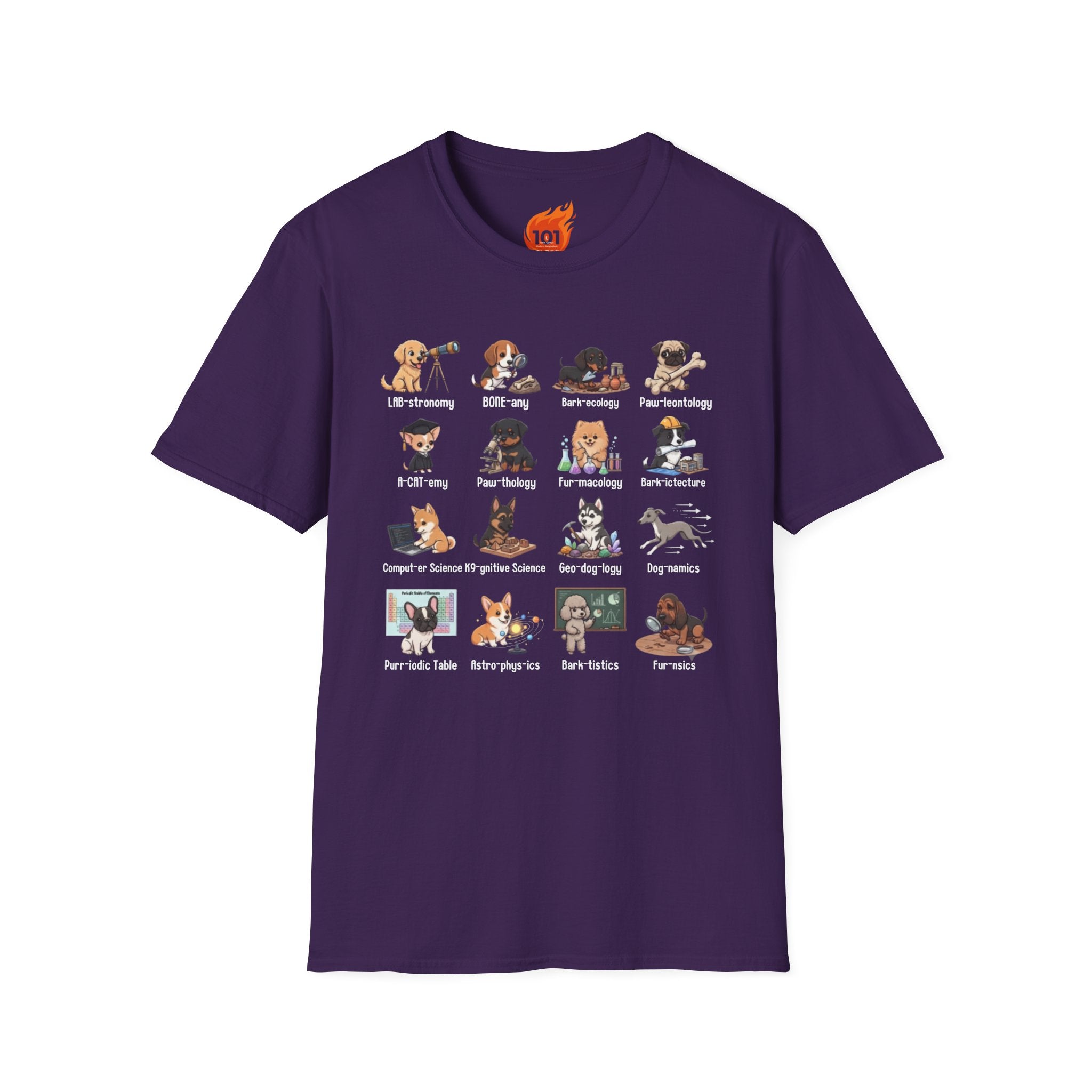 Future Dog STEM fields Graphic T-Shirt