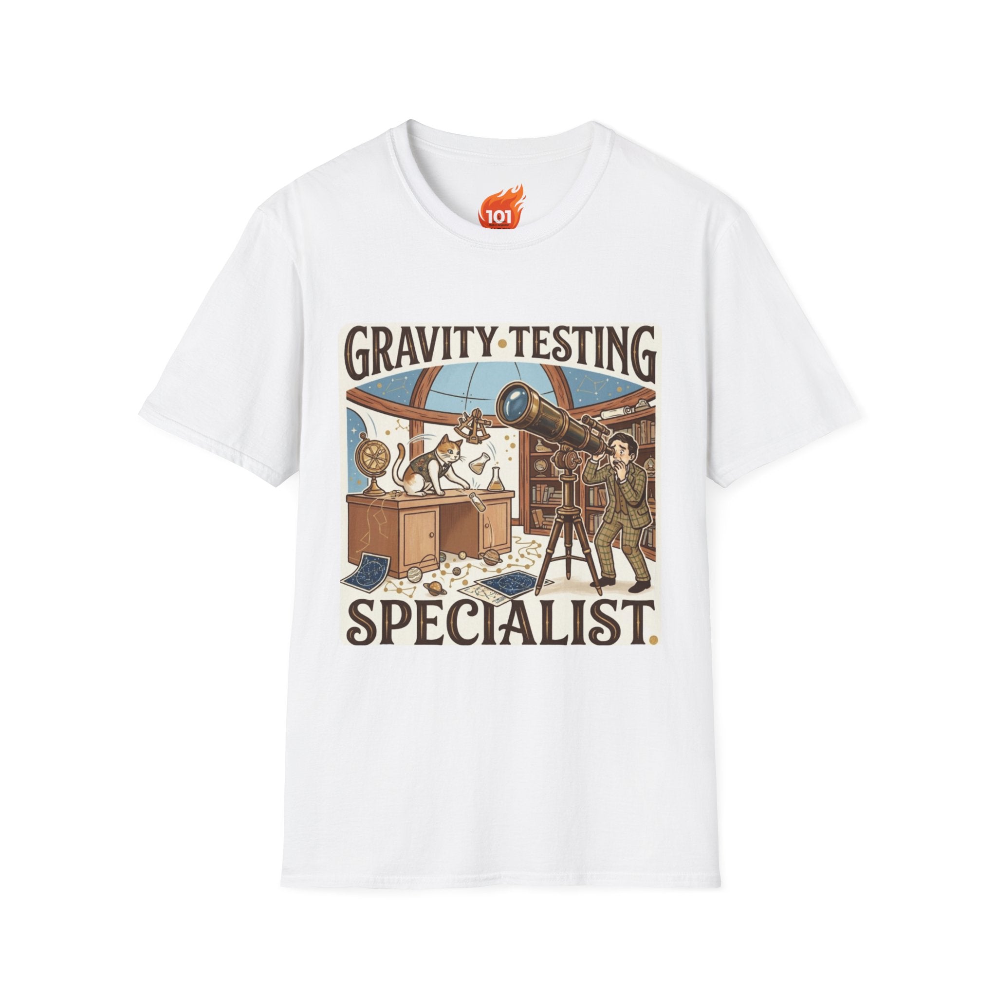 Gravity Testing Specialist Graphic T-Shirt