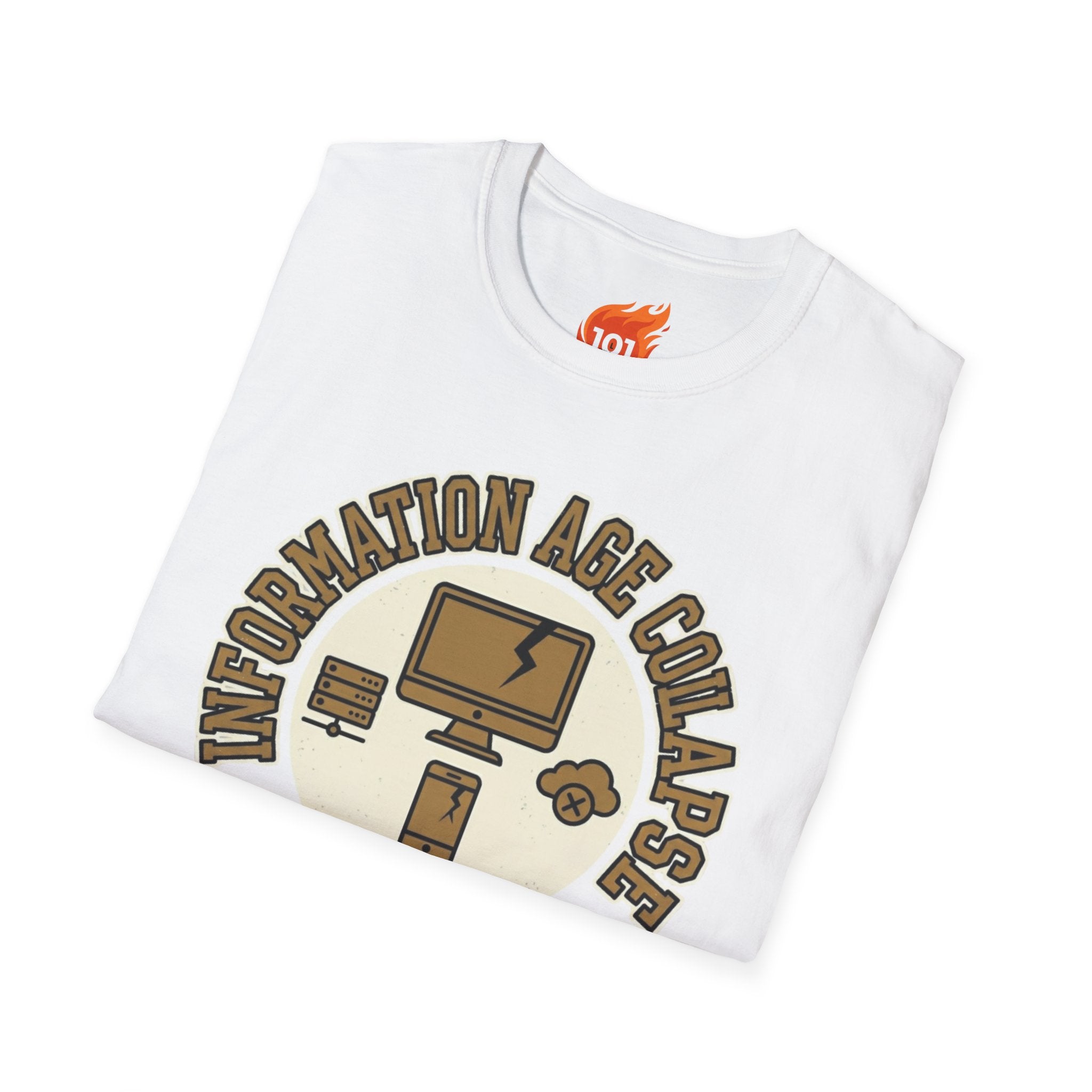 Collapse of the Information Age Graphic T-Shirt