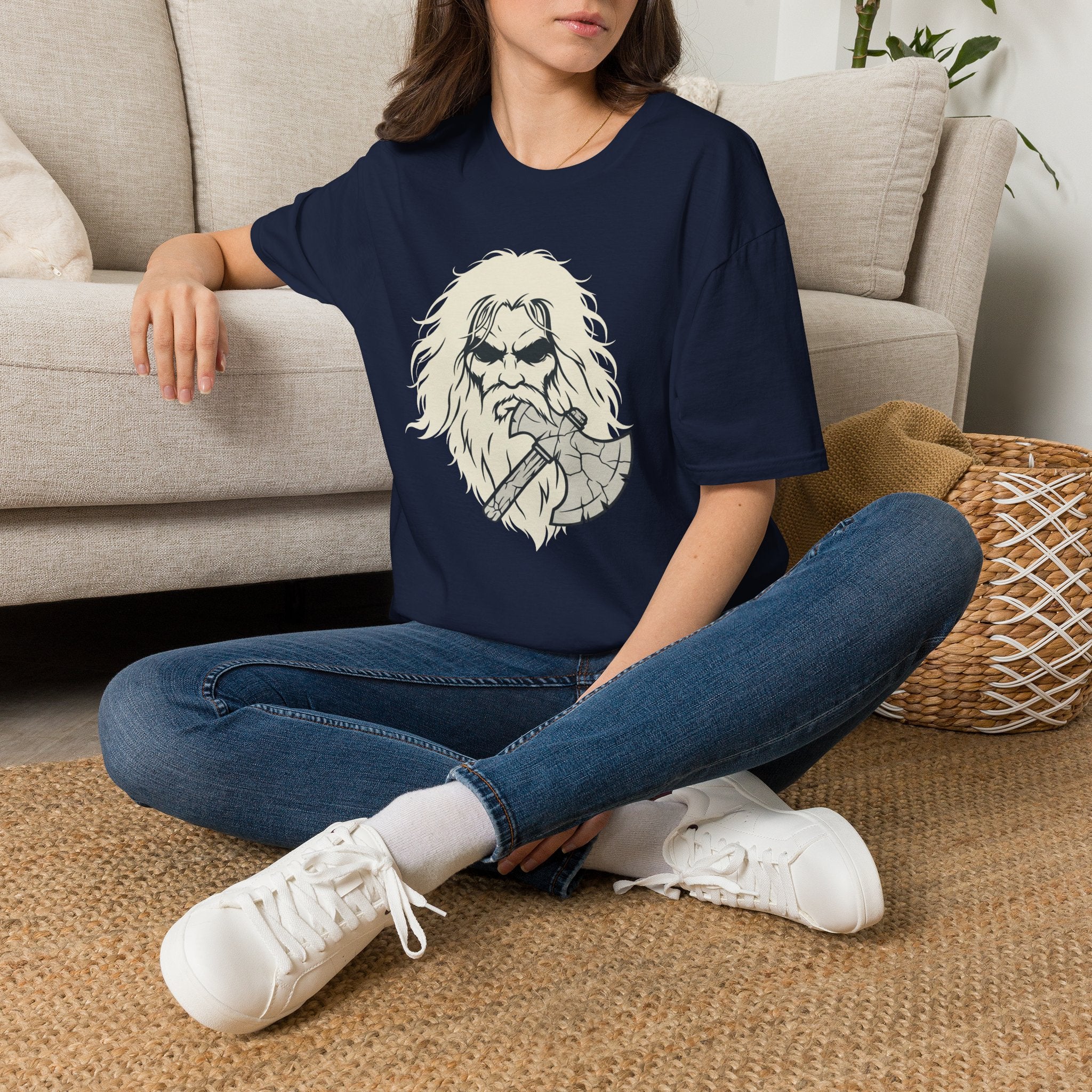 Barbarian Silhouette Graphic T-Shirt