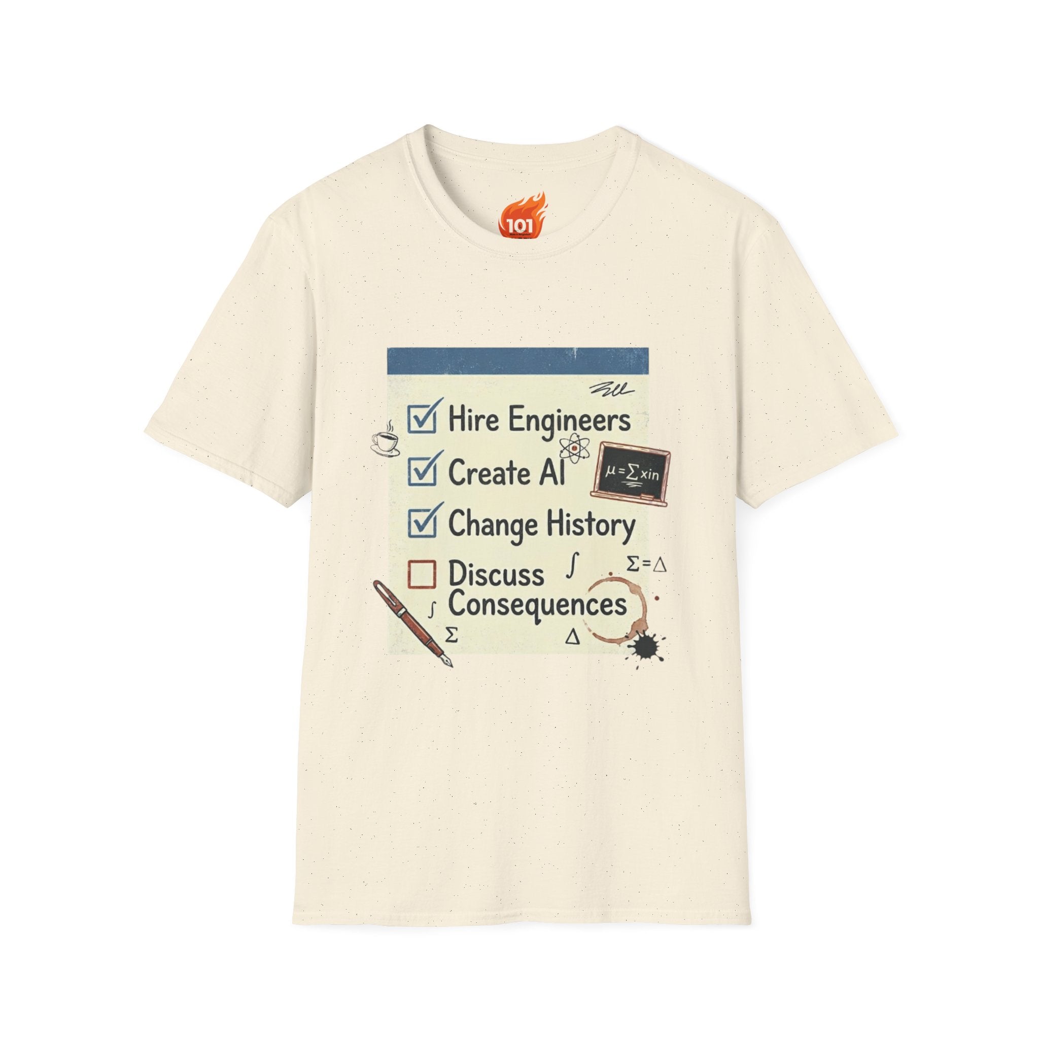AI Checklist Graphic T-Shirt