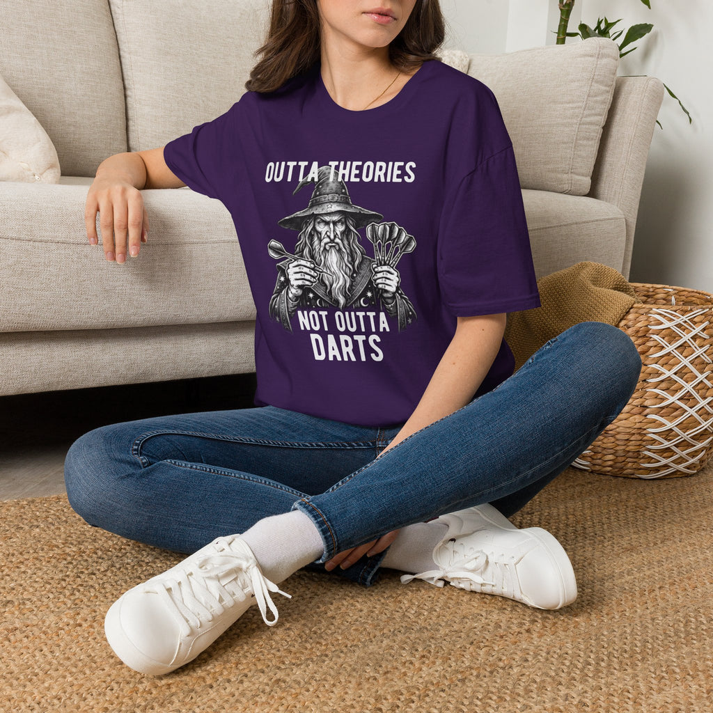 Outta Theories, Not Outta Darts Graphic T-Shirt