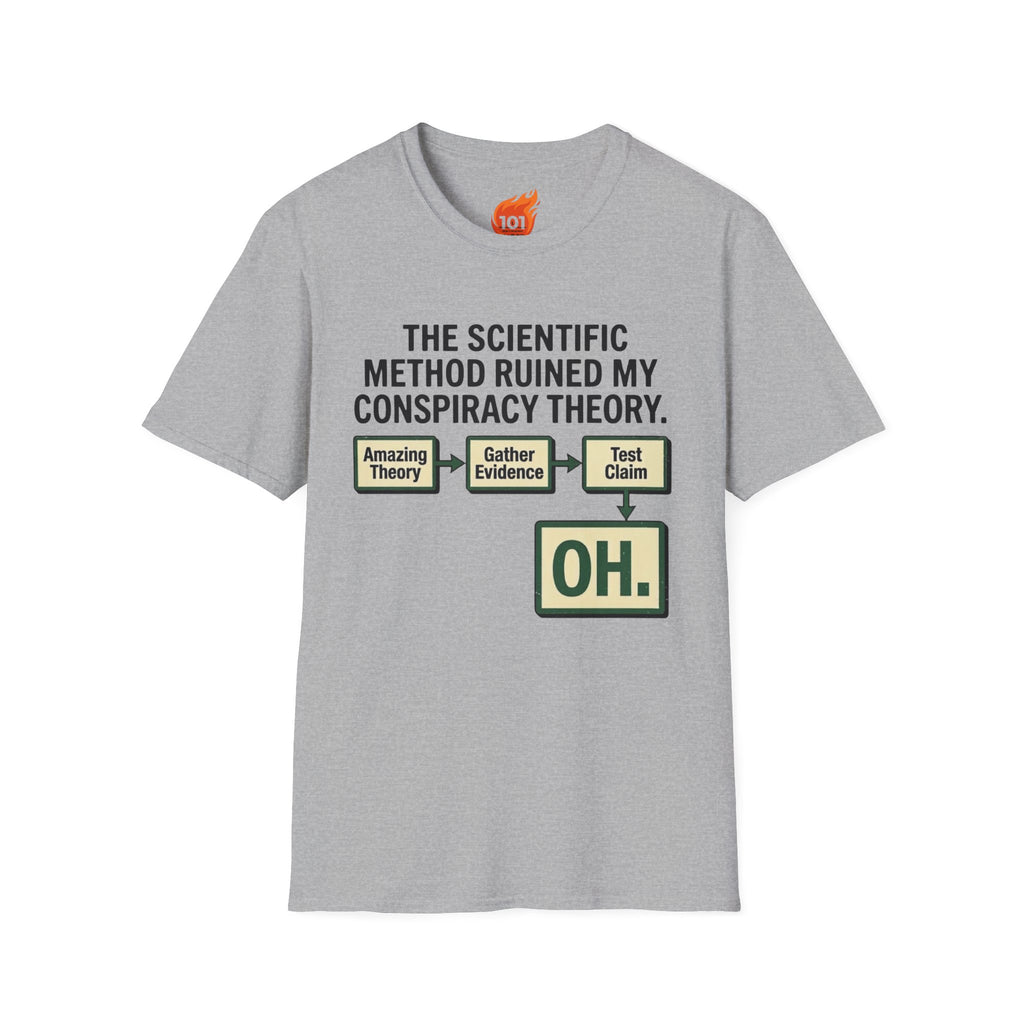 Scientific Conspiracy Theory Graphic T-Shirt