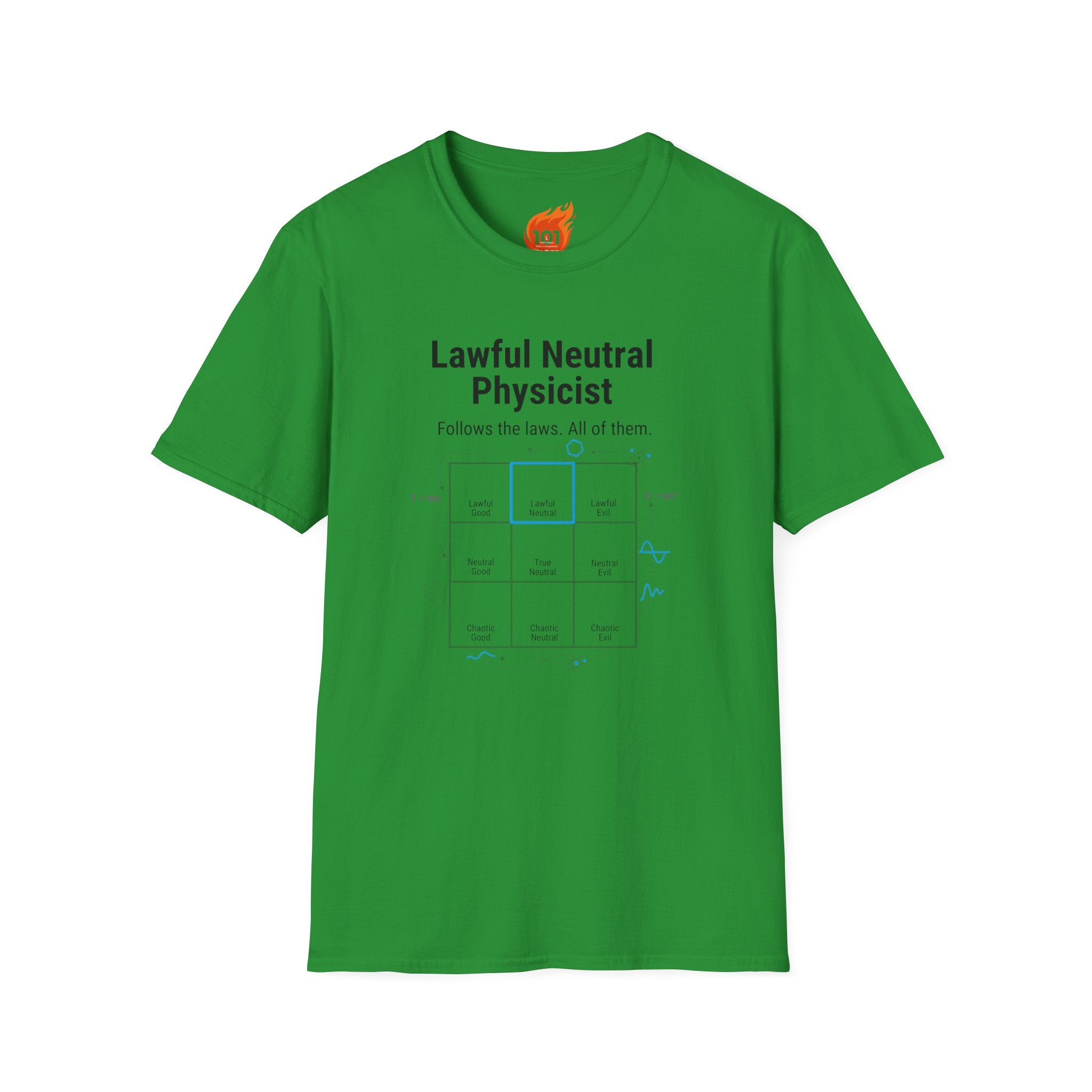 Lawful Neutral Physicist Graphic T-Shirt