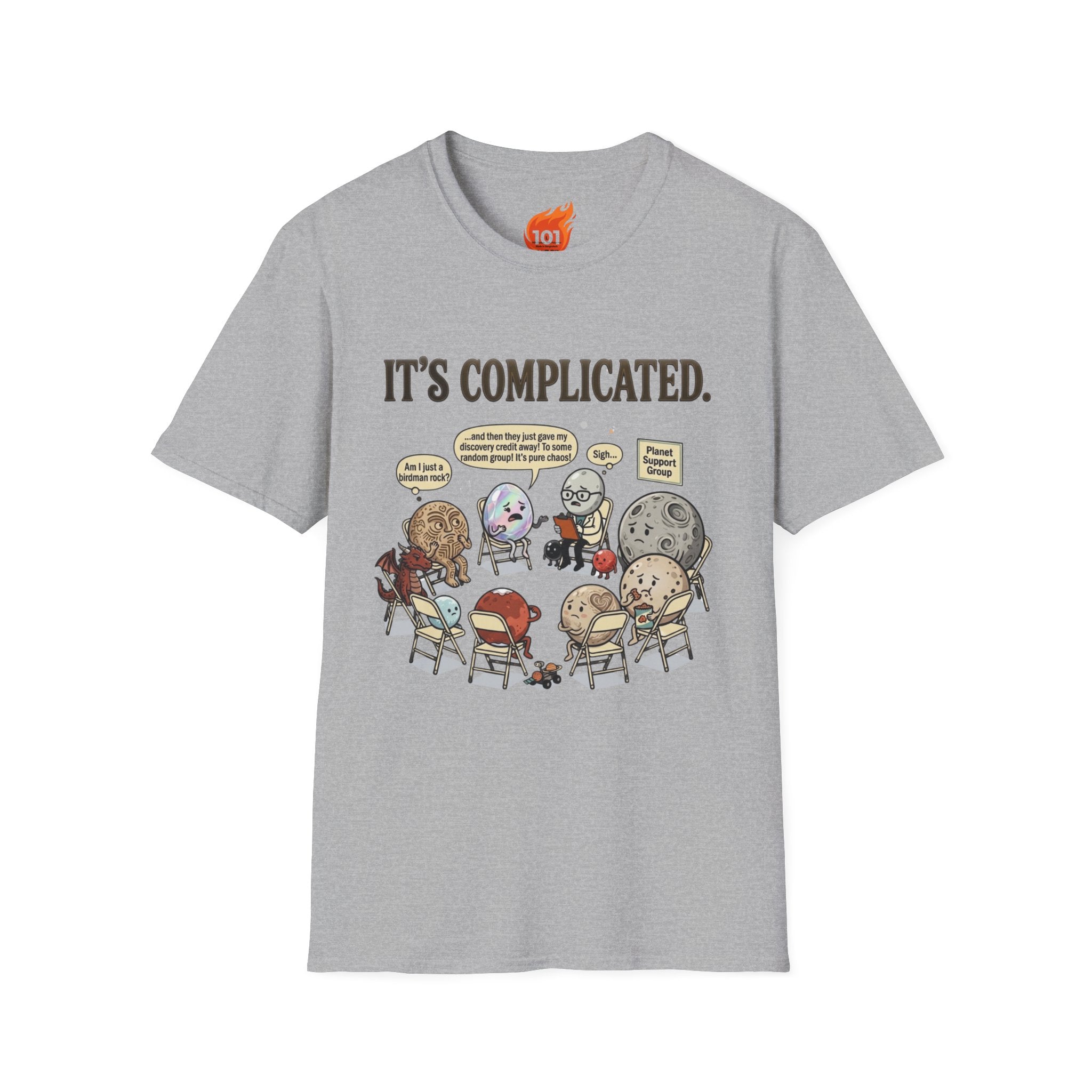 Dwarf Planet Support Group Graphic T-Shirt