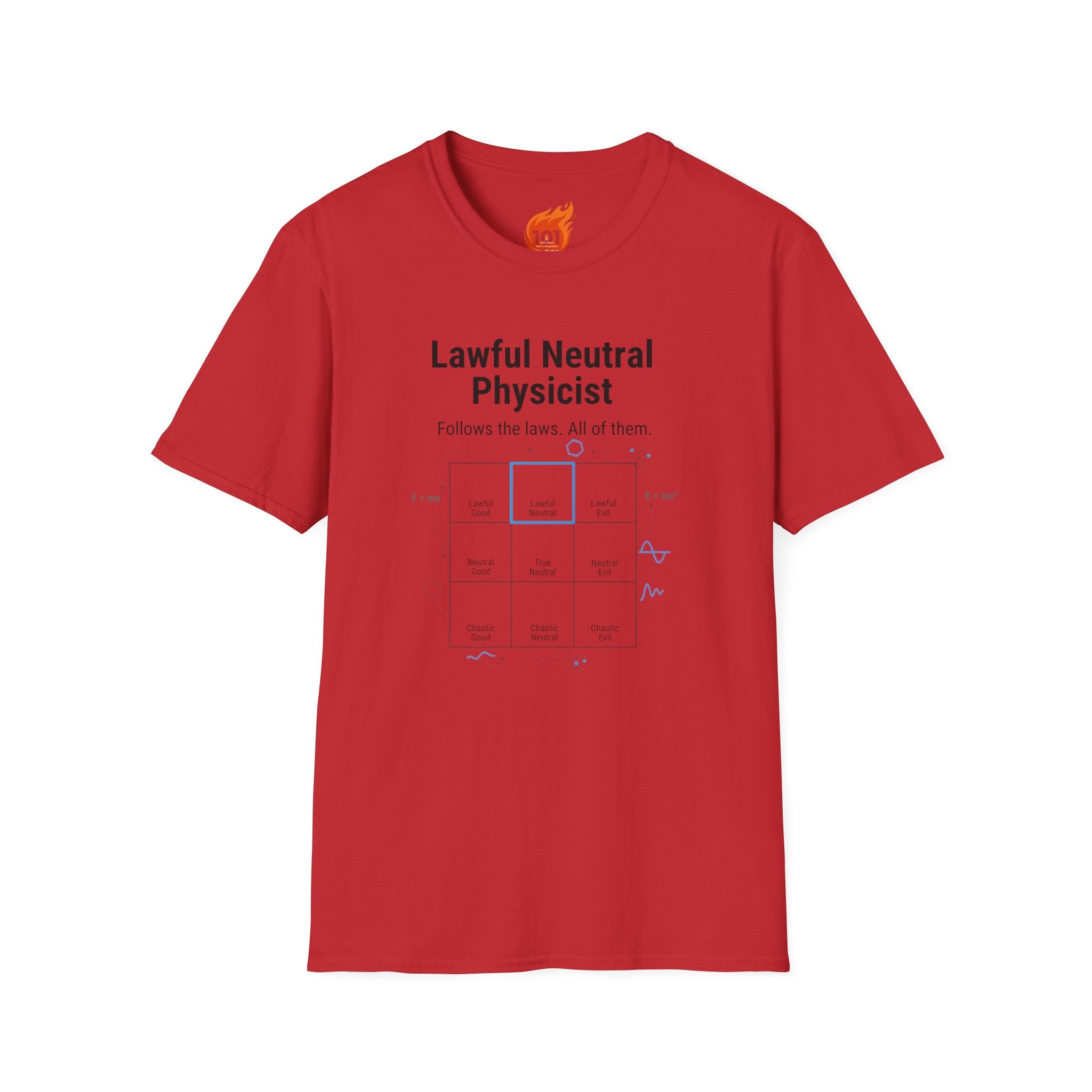 Lawful Neutral Physicist Graphic T-Shirt
