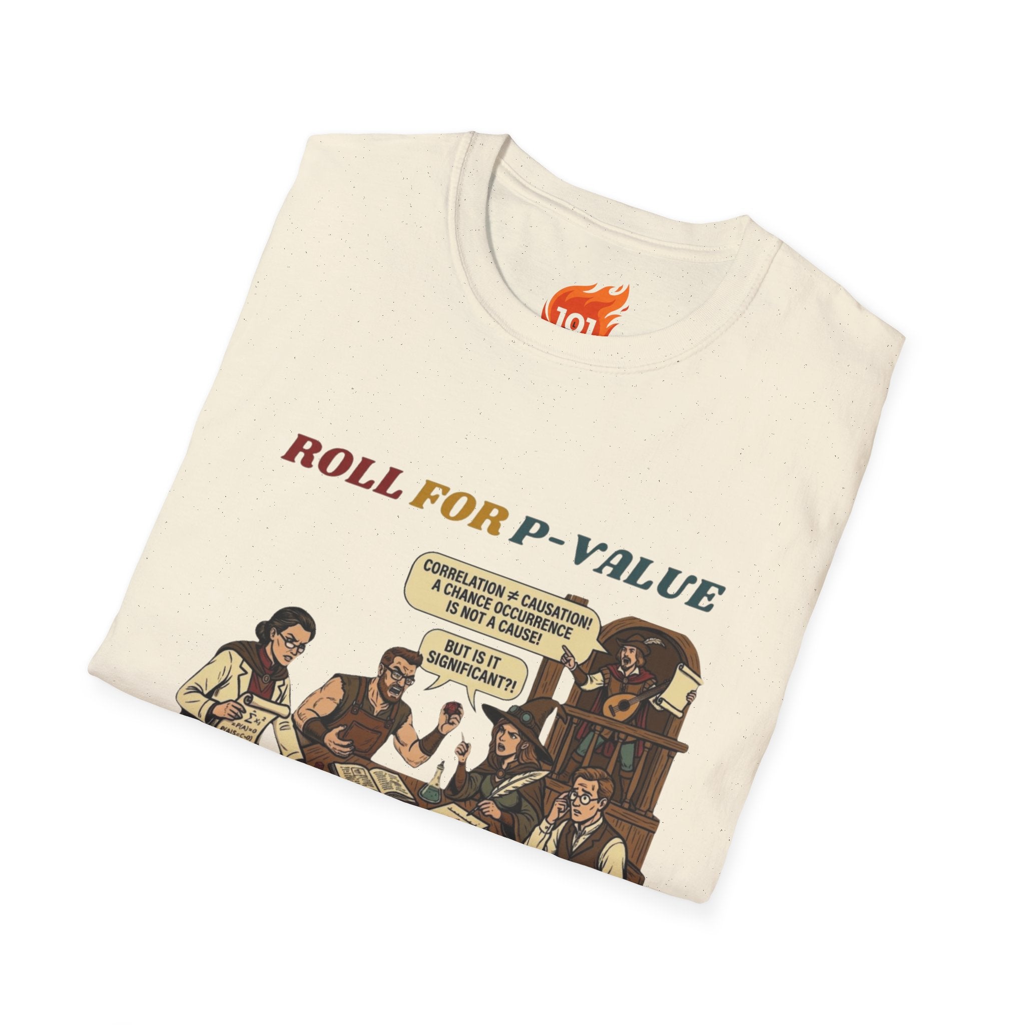 Roll for P-Value Graphic T-Shirt