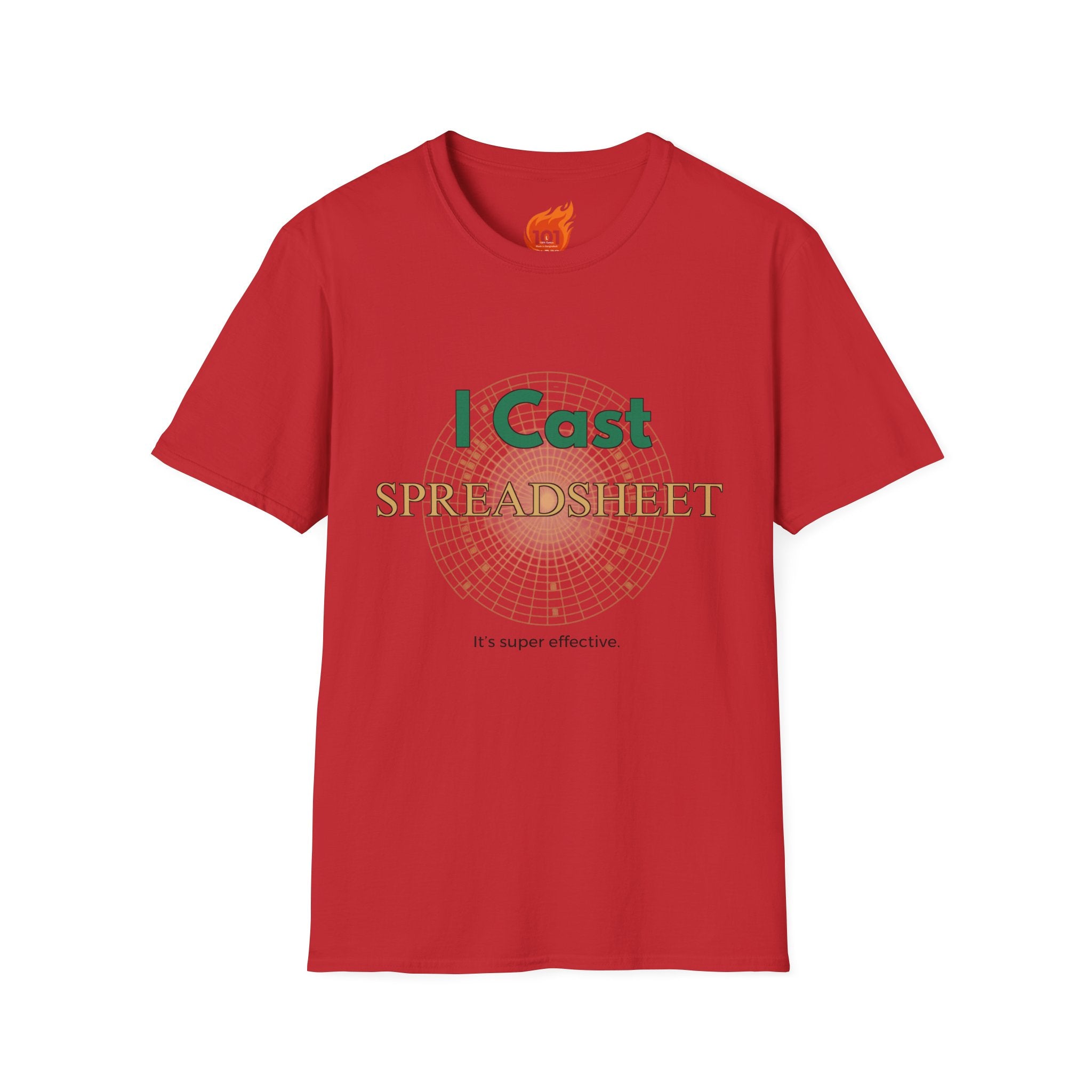 I Cast Spreadsheet Graphic T-Shirt