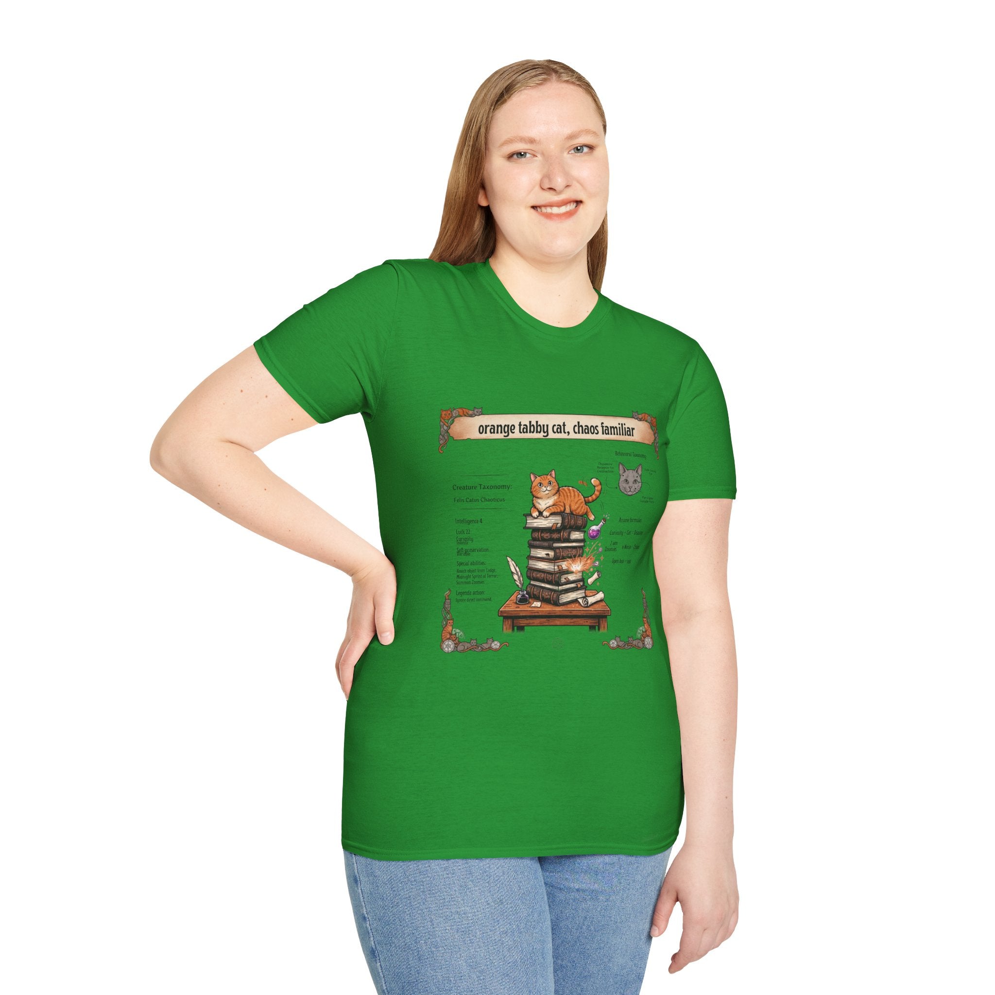 Everyday Bestiary: Orange Tabby Cat Graphic T-Shirt