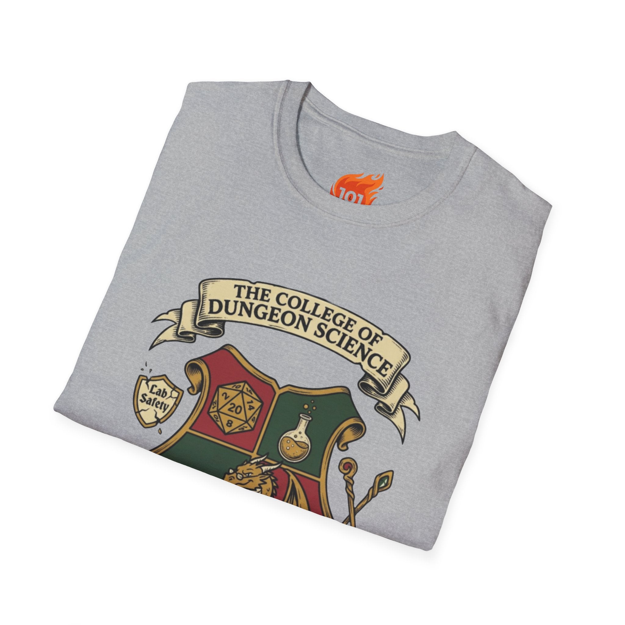 College of Dungeon Science Graphic T-Shirt