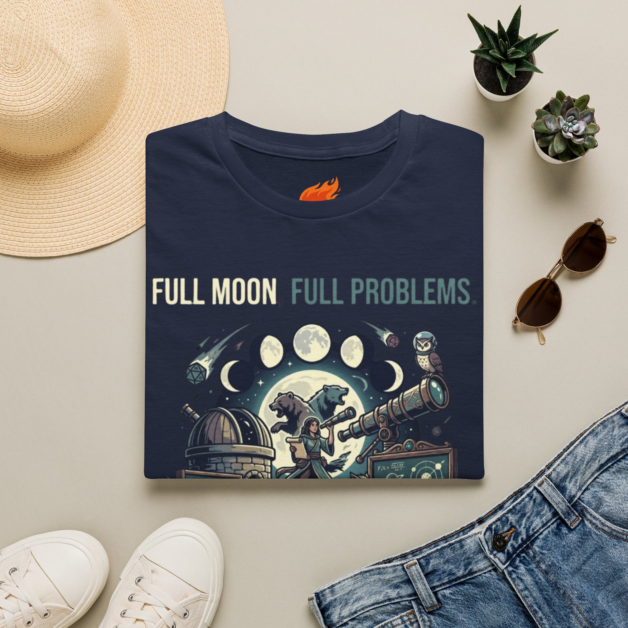 Full Moon Problems Graphic T-Shirt