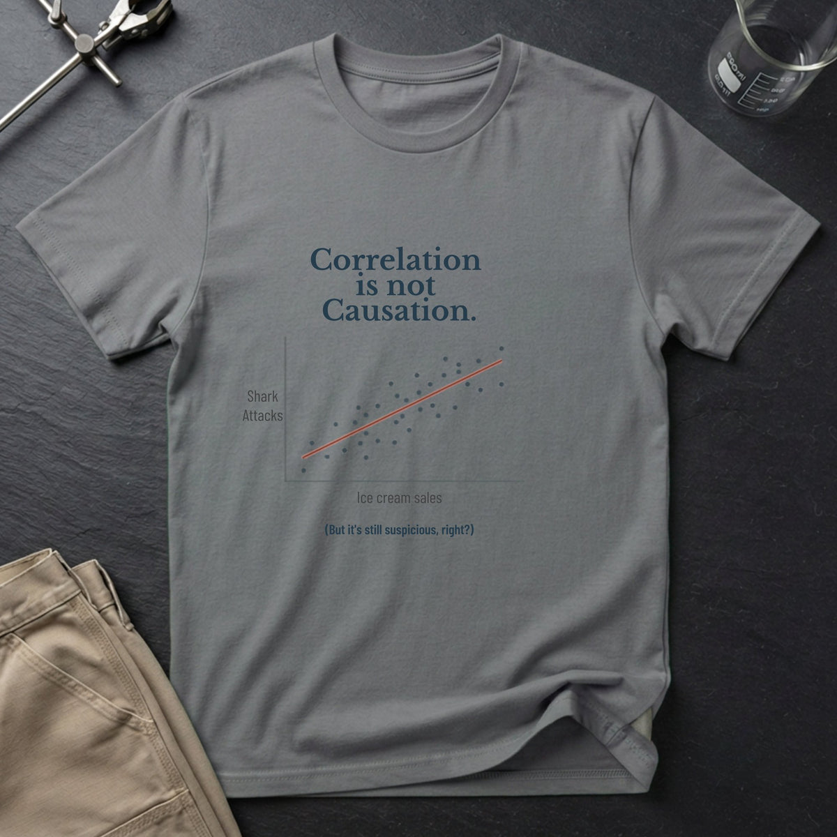Correlation is Not Causation T-Shirt
