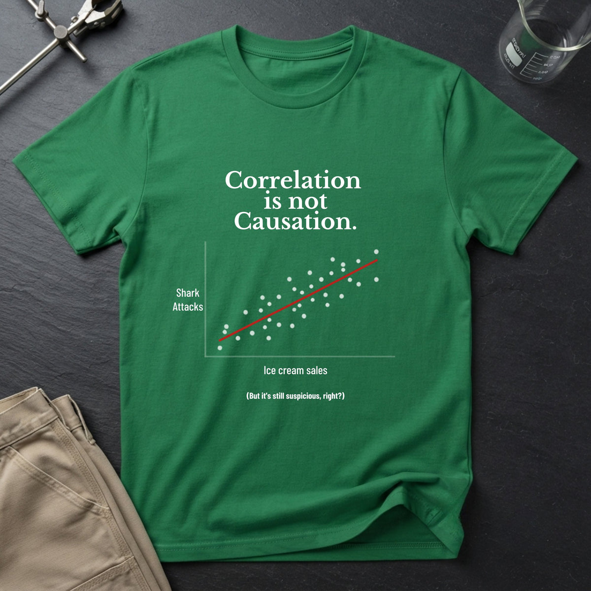 Correlation is Not Causation T-Shirt