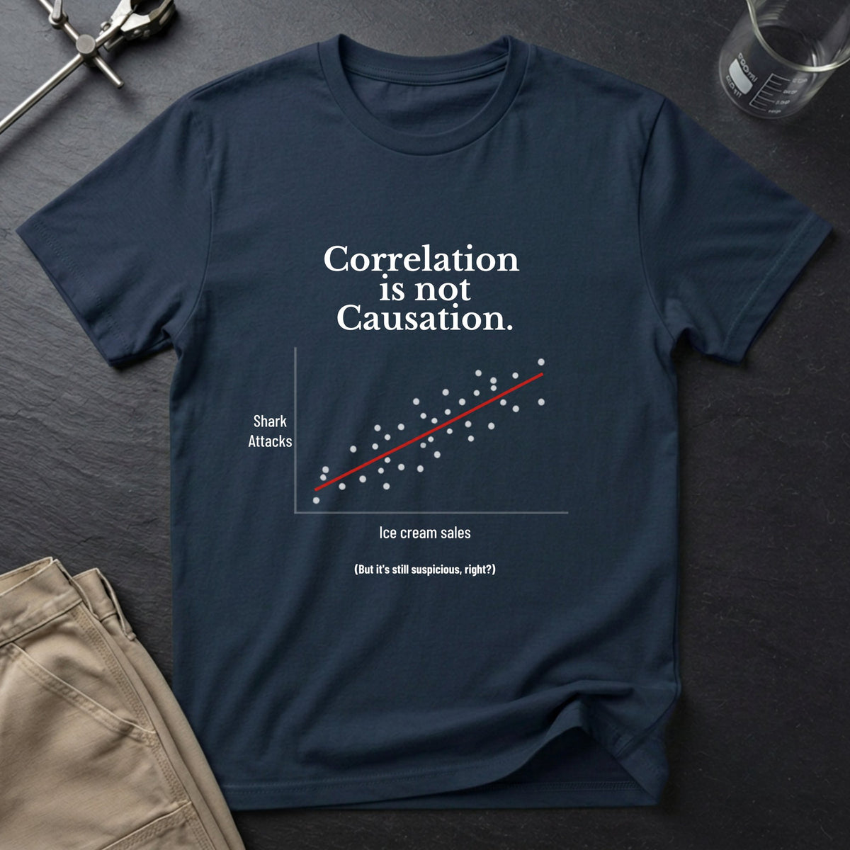 Correlation is Not Causation T-Shirt